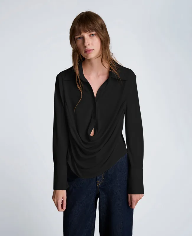 Drape Front Pullover Shirt sold by Kenneth Cole