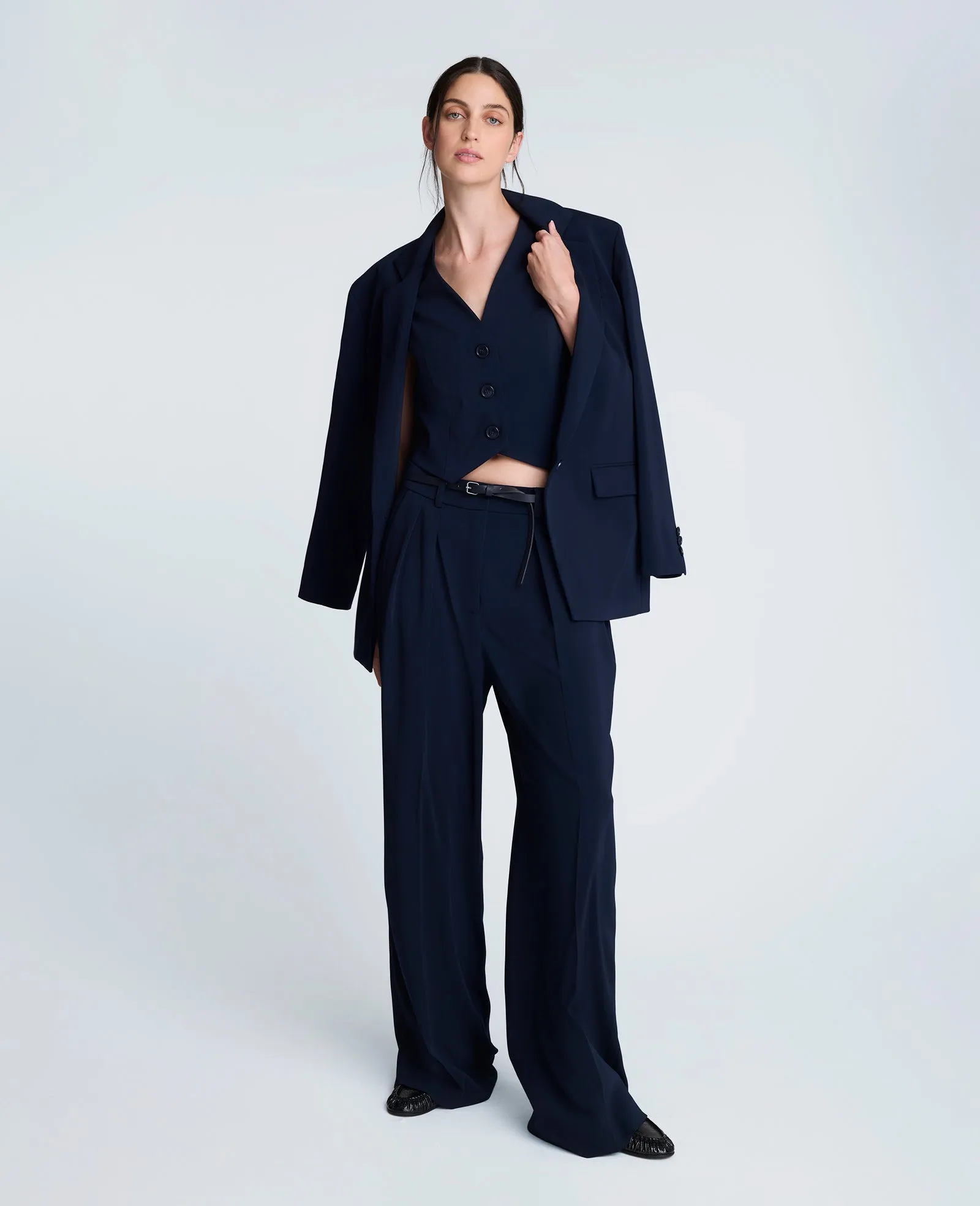 Luxe Twill Three Button Vest sold by Kenneth Cole product image thumbnail 4