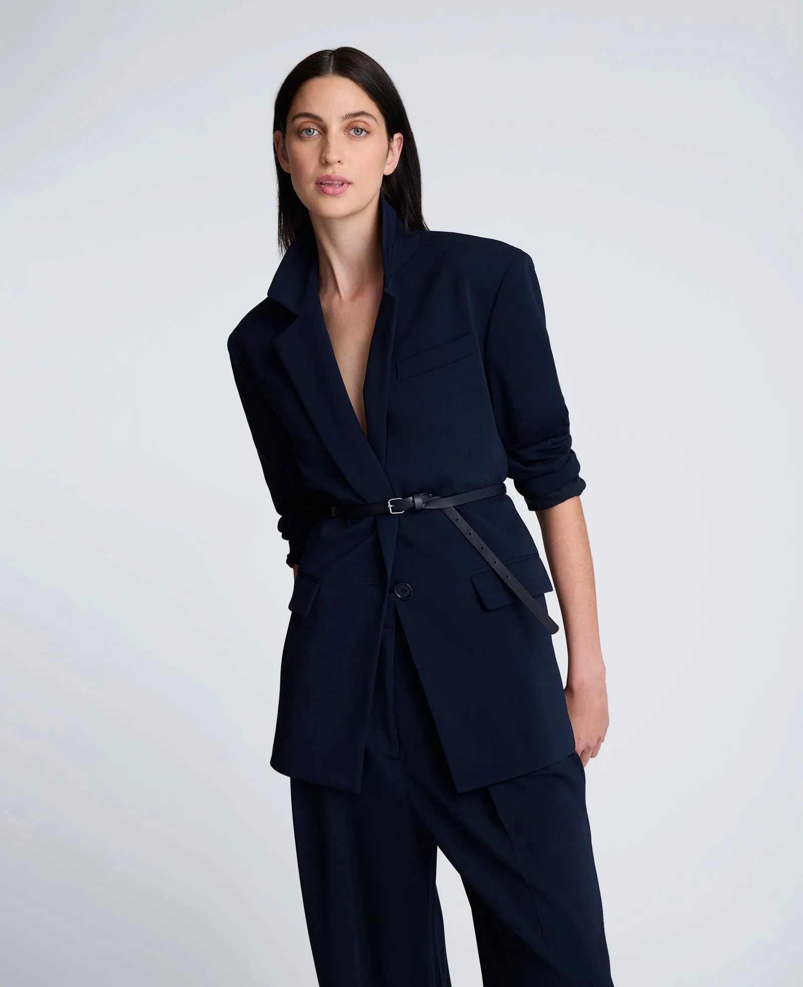 One Button Jacket With Belt sold by Kenneth Cole