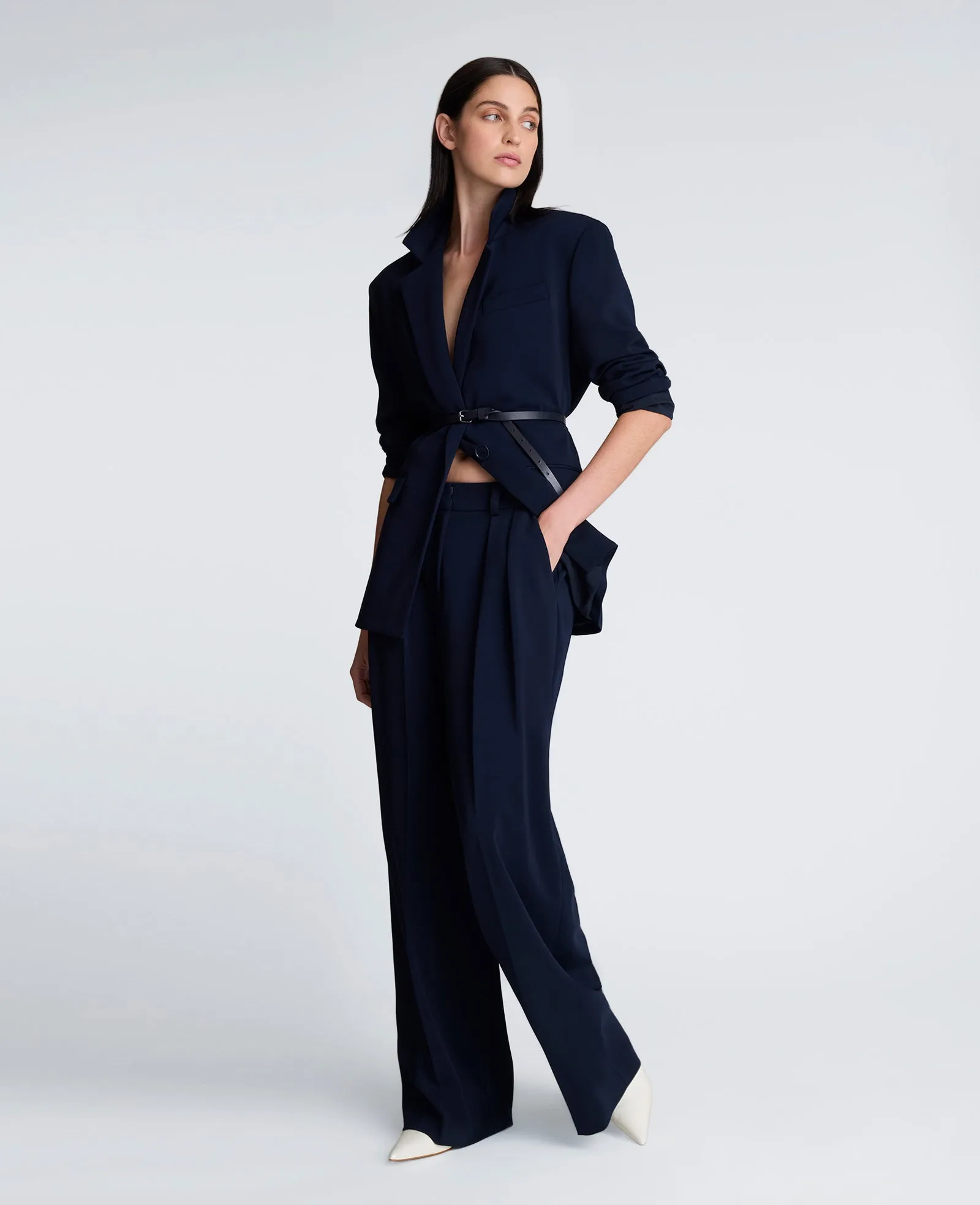 One Button Jacket With Belt sold by Kenneth Cole product image thumbnail 5