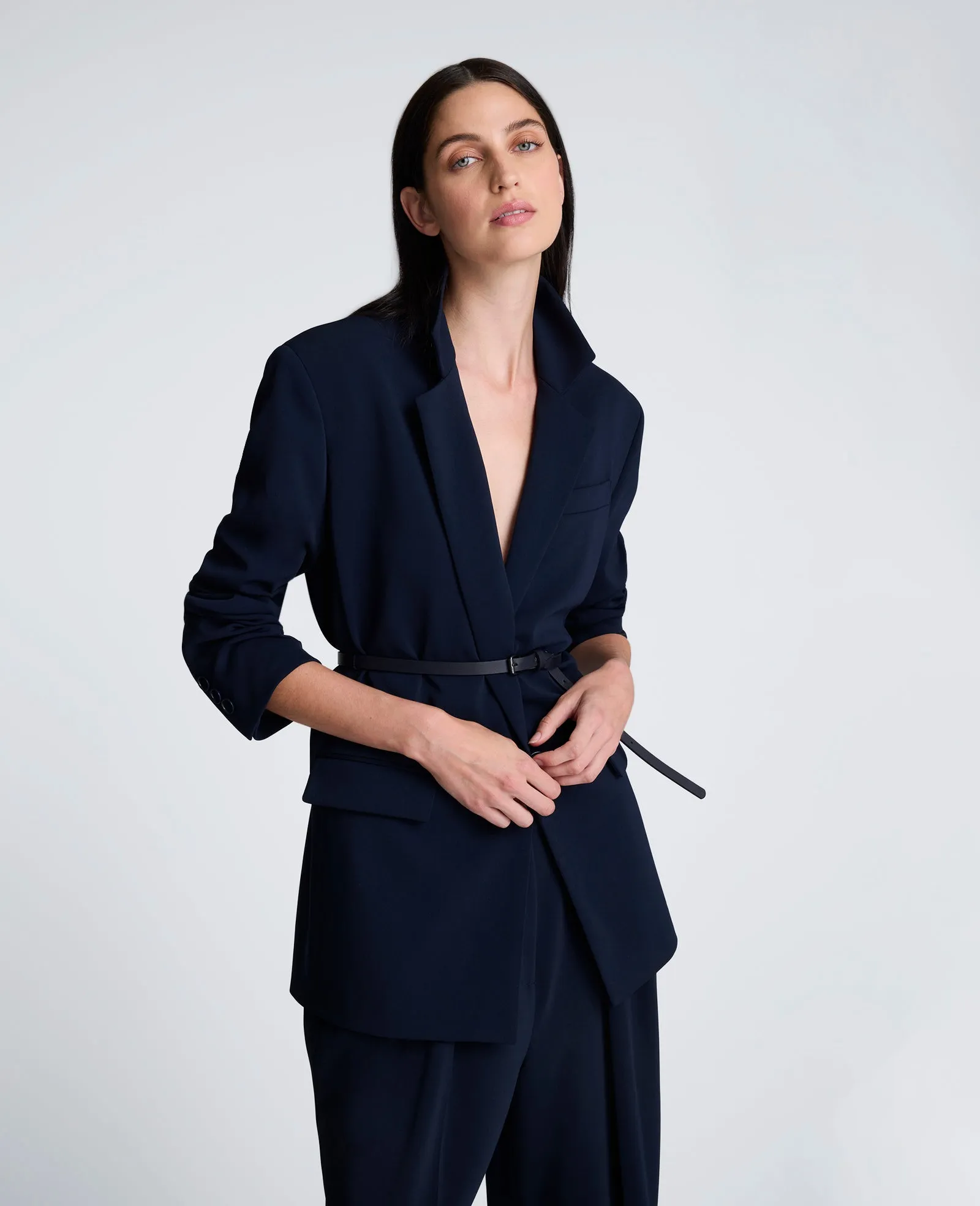 One Button Jacket With Belt sold by Kenneth Cole product image thumbnail 4