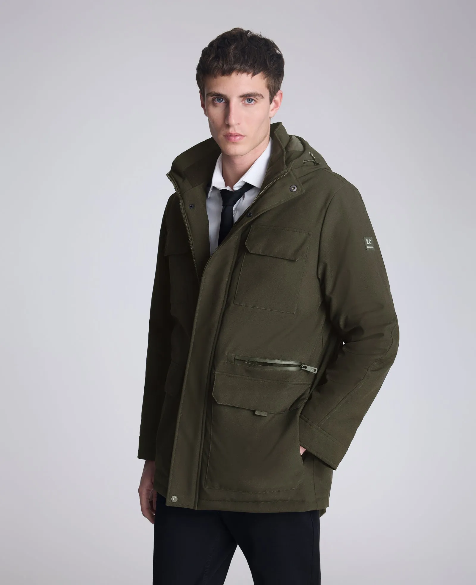 Oxford Patch Pocket Parka sold by Kenneth Cole product image thumbnail 3