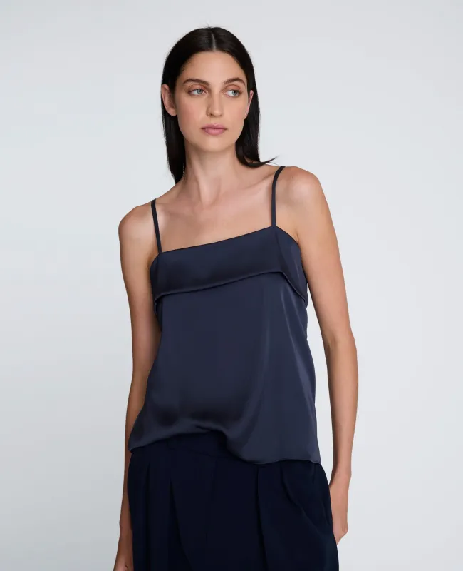 Foldover Satin Cami with Adjustable Straps sold by Kenneth Cole