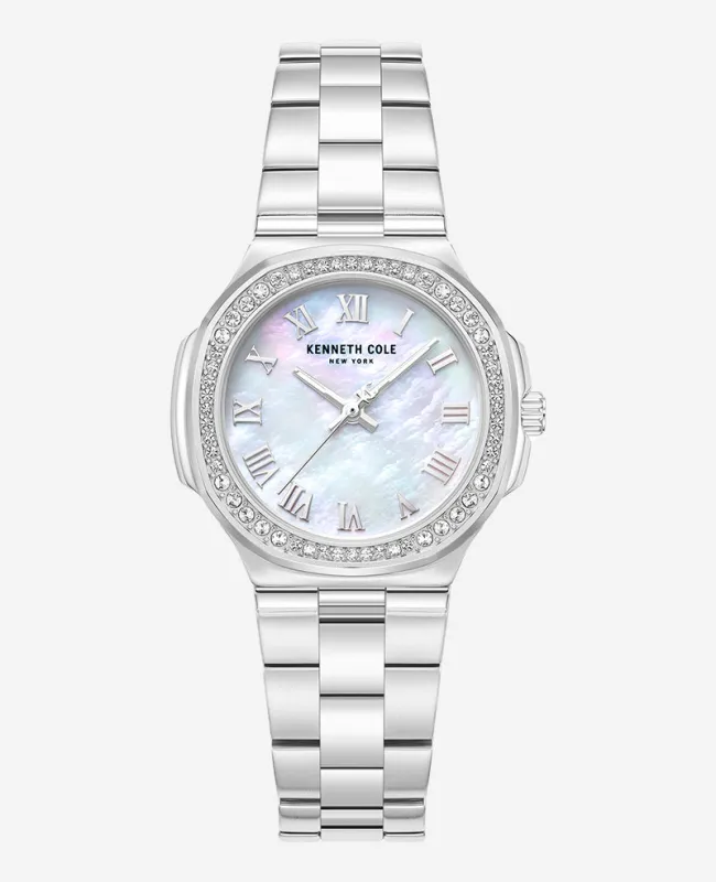 Classic Crystal Lined Outer Dial Stainless Bracelet Watch sold by Kenneth Cole