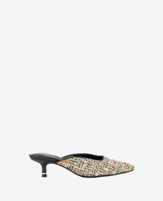 Margo Fabric Kitten Heel Mule sold by Kenneth Cole