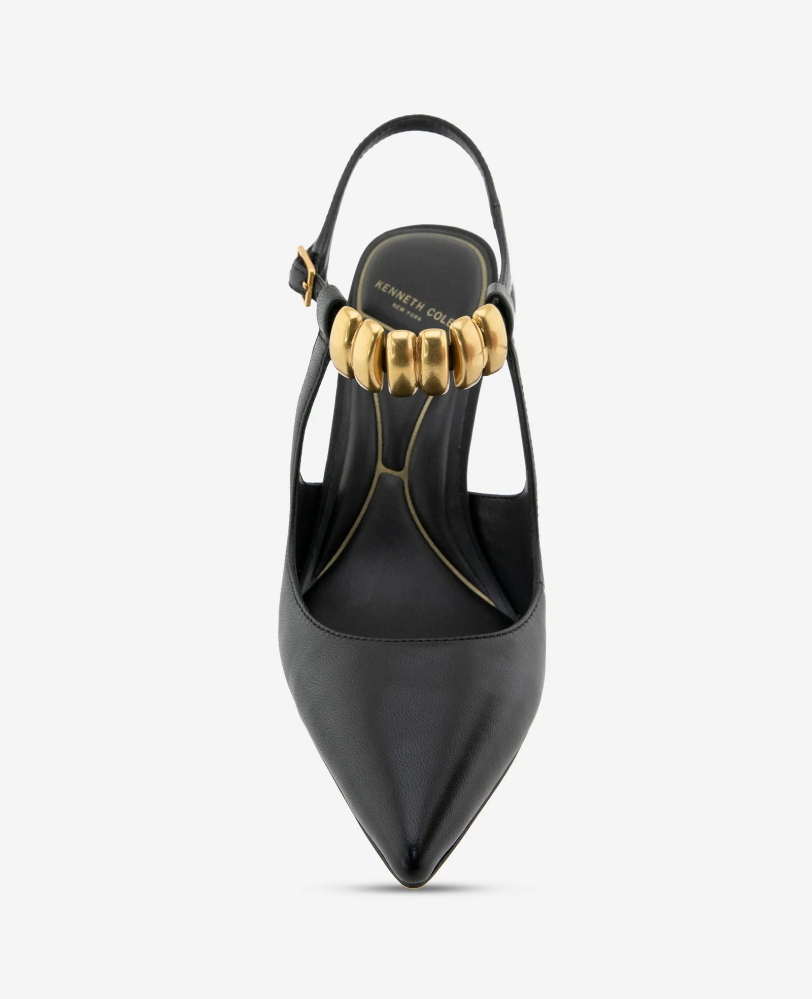 Romi Leather Hardware Ankle Slingback Heel sold by Kenneth Cole product image thumbnail 3