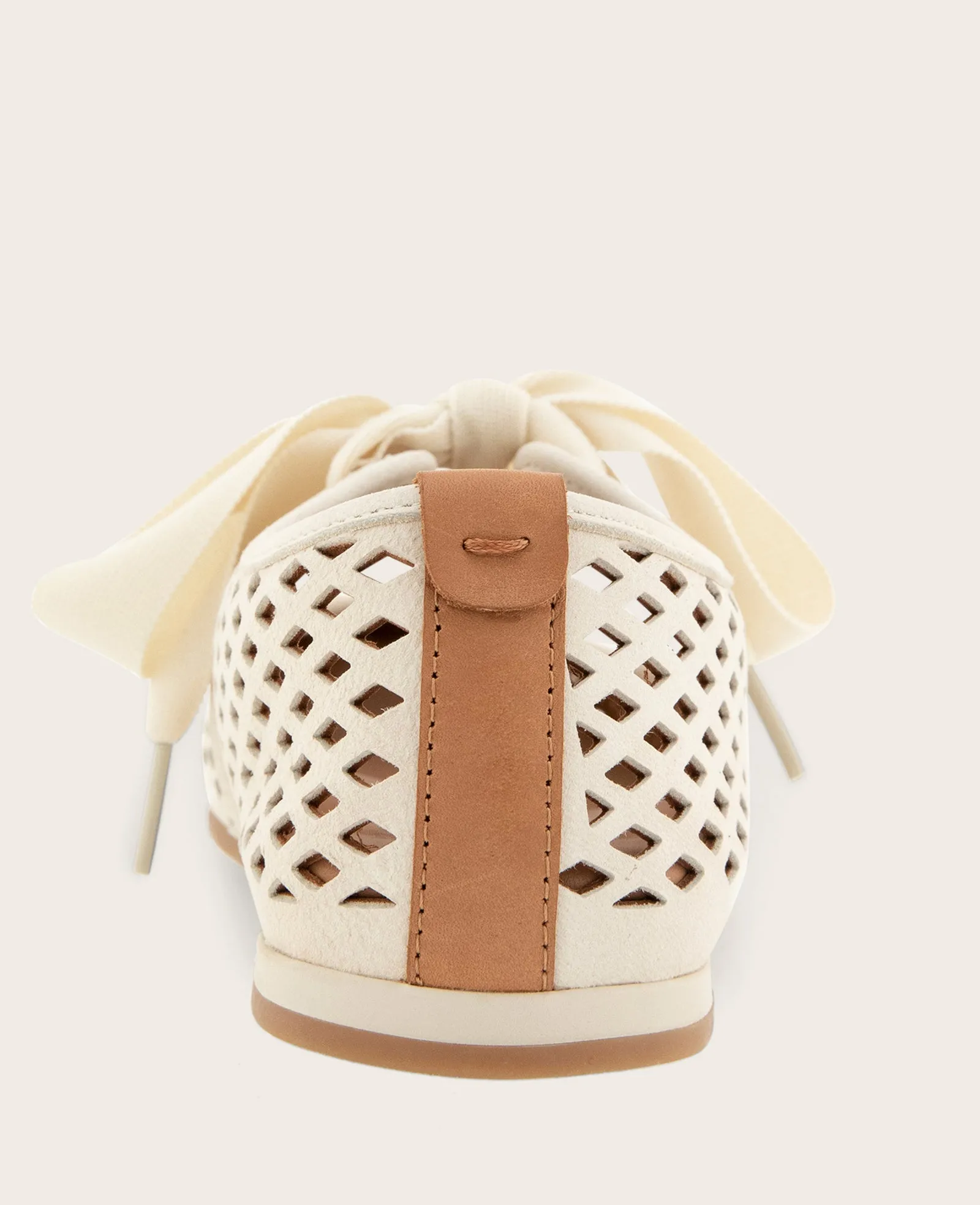 GENTLE SOULS - Annalise Perforated Leather Ribbon Tie Ballet Sneaker sold by Kenneth Cole product image thumbnail 4