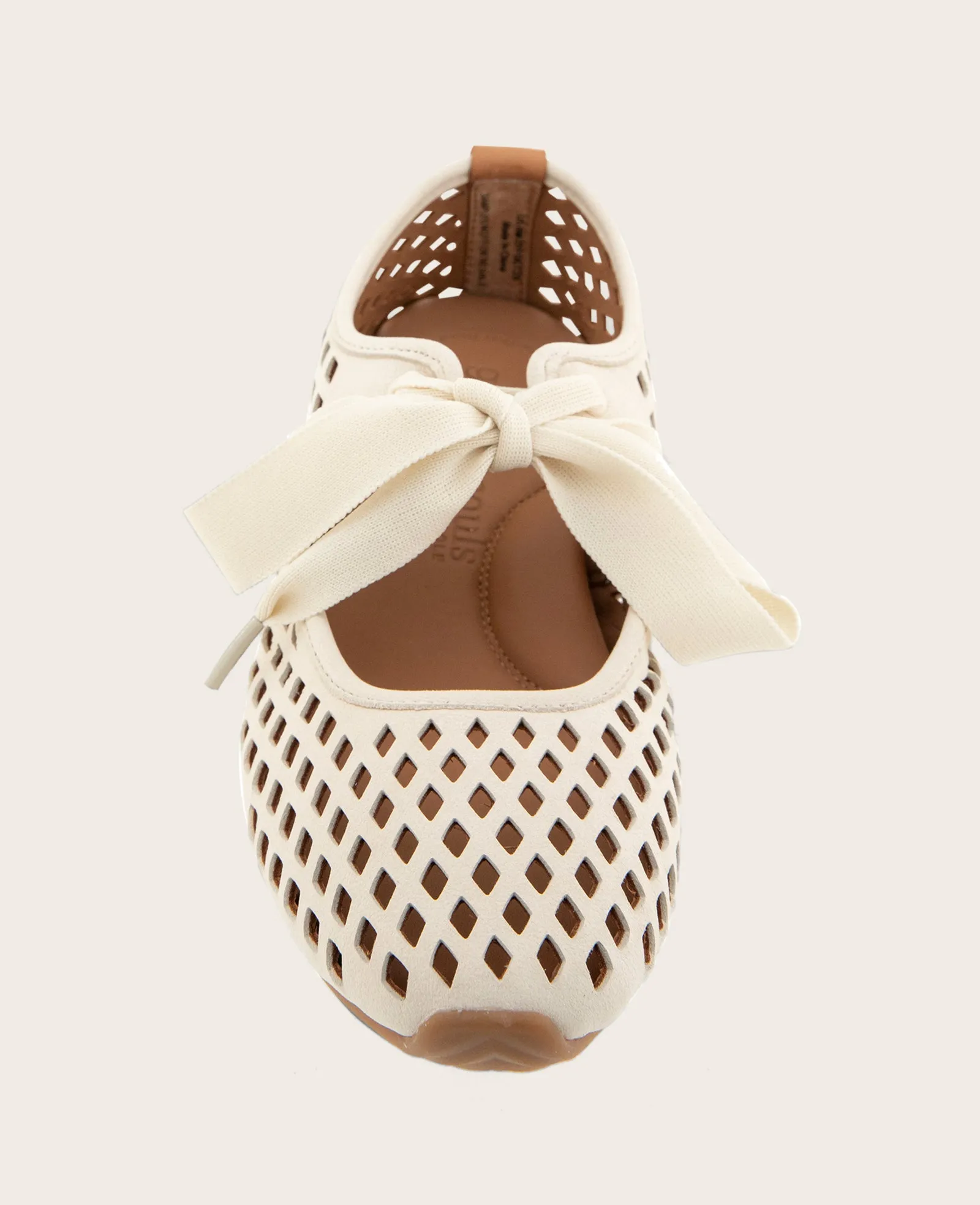 GENTLE SOULS - Annalise Perforated Leather Ribbon Tie Ballet Sneaker sold by Kenneth Cole product image thumbnail 3