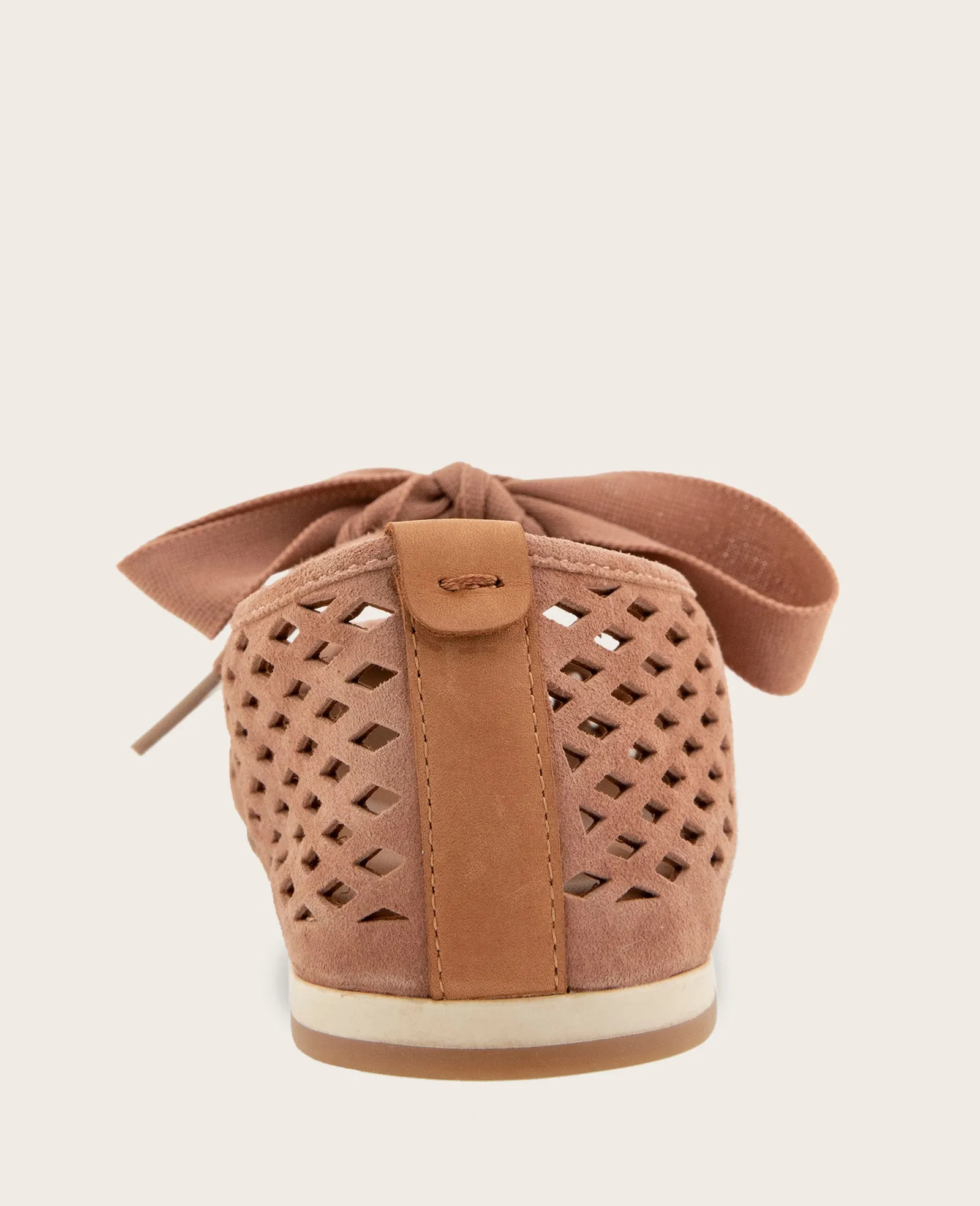 GENTLE SOULS - Annalise Perforated Suede Ribbon Tie Ballet Sneaker sold by Kenneth Cole product image thumbnail 4