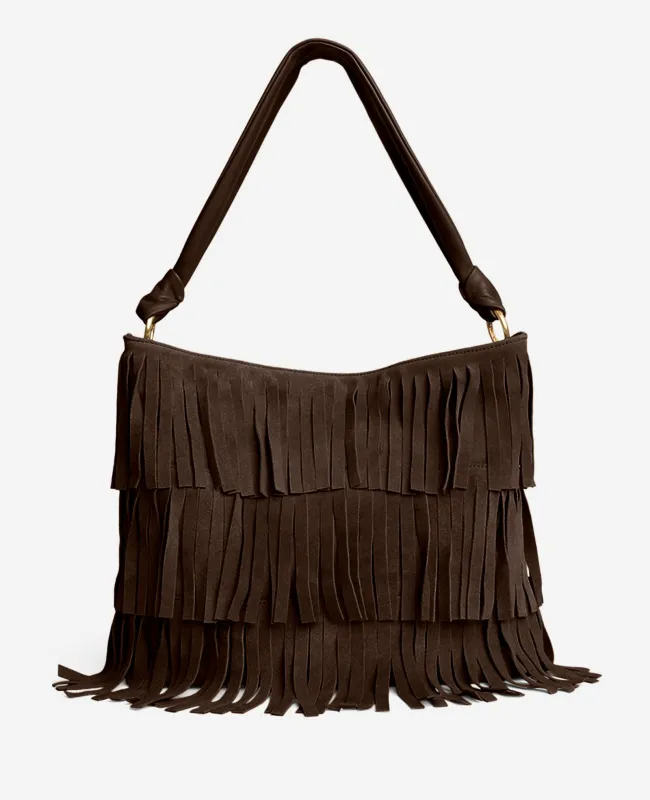 Fringe Slouch Hobo Bag sold by Kenneth Cole