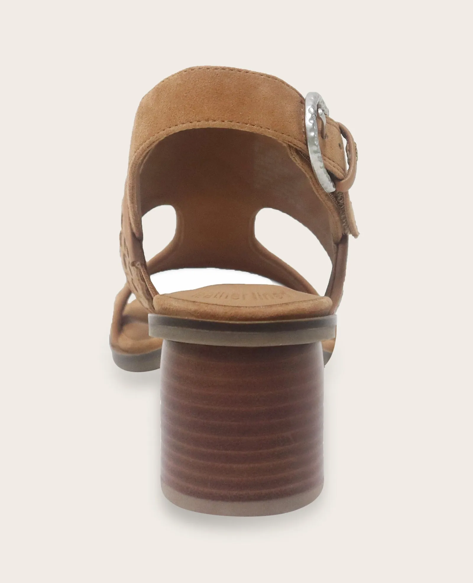 GENTLE SOULS - Manda Woven Leather Heel Sandal sold by Kenneth Cole product image thumbnail 4