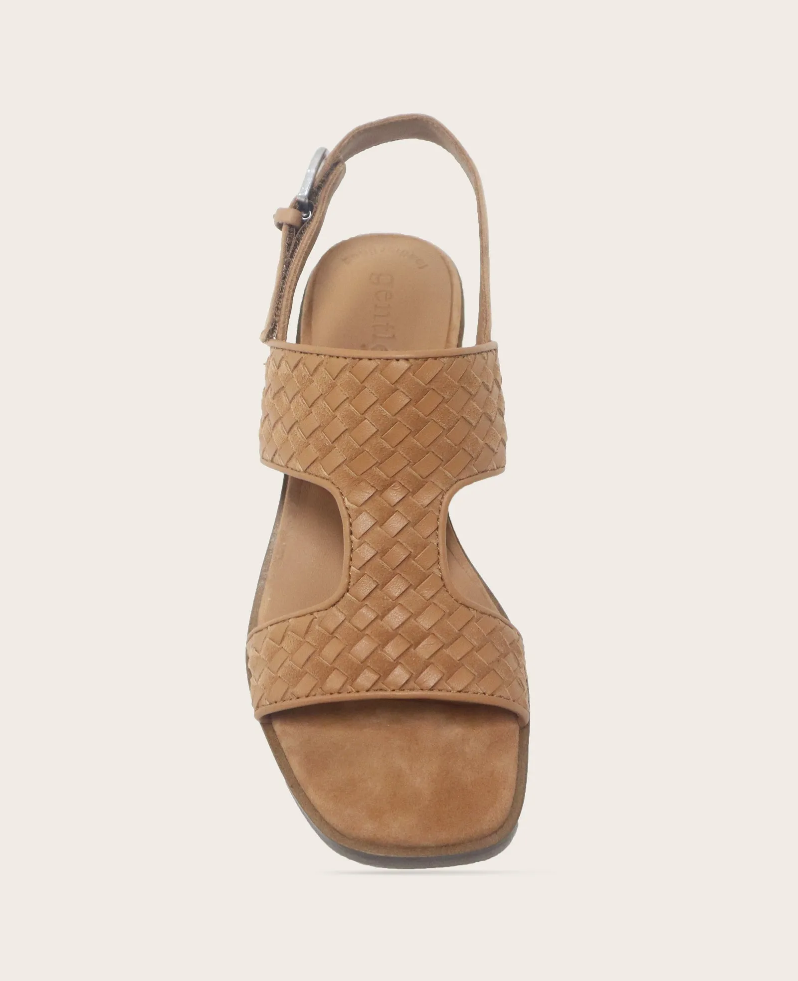 GENTLE SOULS - Manda Woven Leather Heel Sandal sold by Kenneth Cole product image thumbnail 3