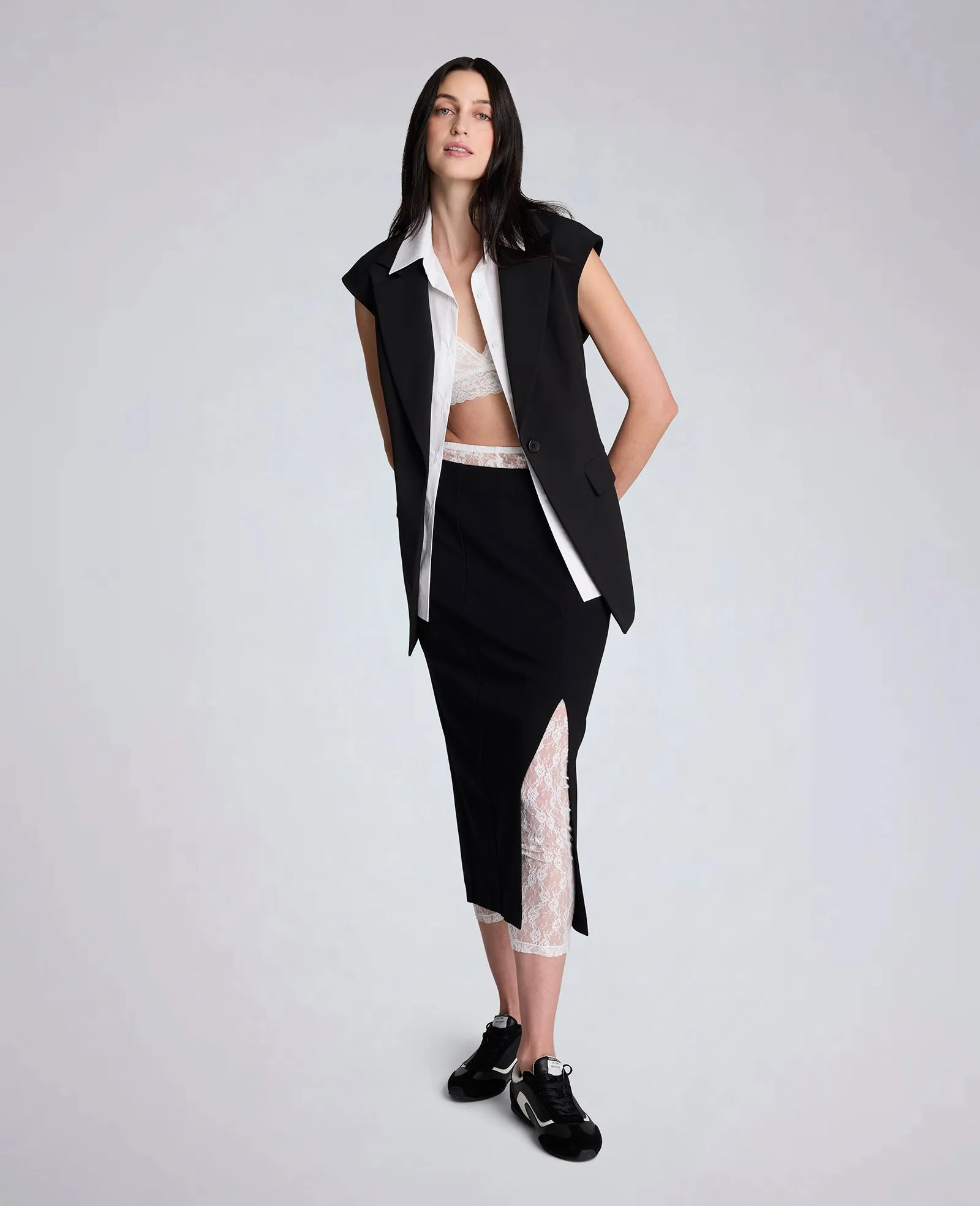 Compression Pull-On Column Slit Skirt sold by Kenneth Cole product image thumbnail 5