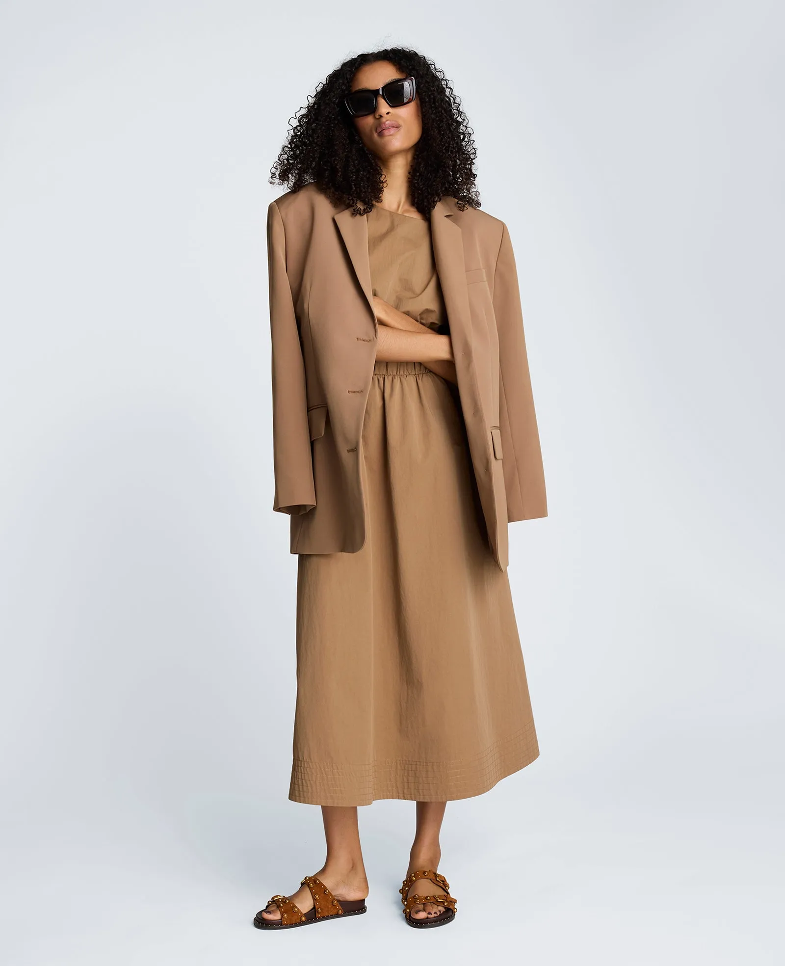 Three Button Boyfriend Jacket with Flap Pockets sold by Kenneth Cole product image thumbnail 4