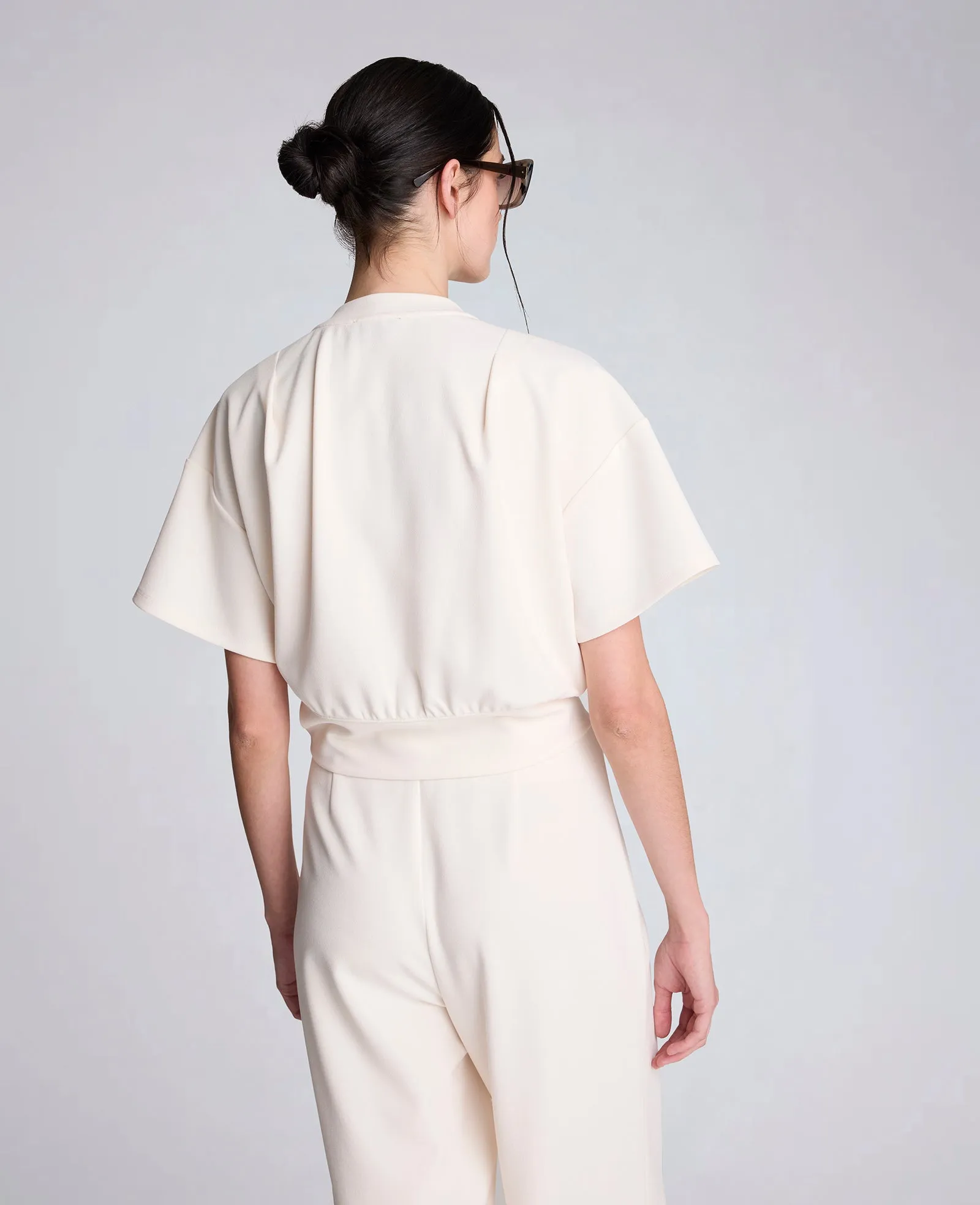 Short Sleeve Pullover with Pleated Shoulder sold by Kenneth Cole product image thumbnail 2