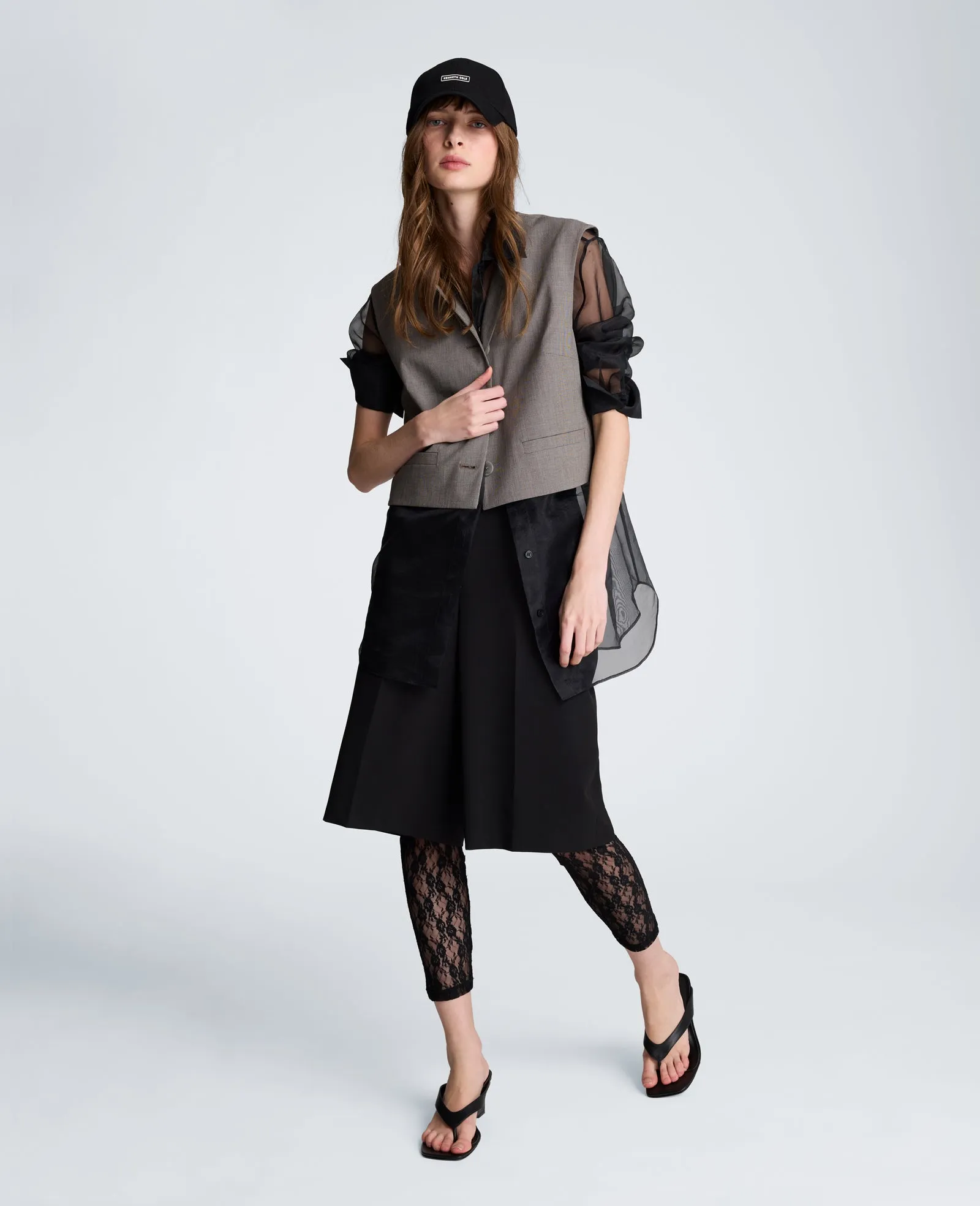 Four Button Boxy Vest sold by Kenneth Cole product image thumbnail 5