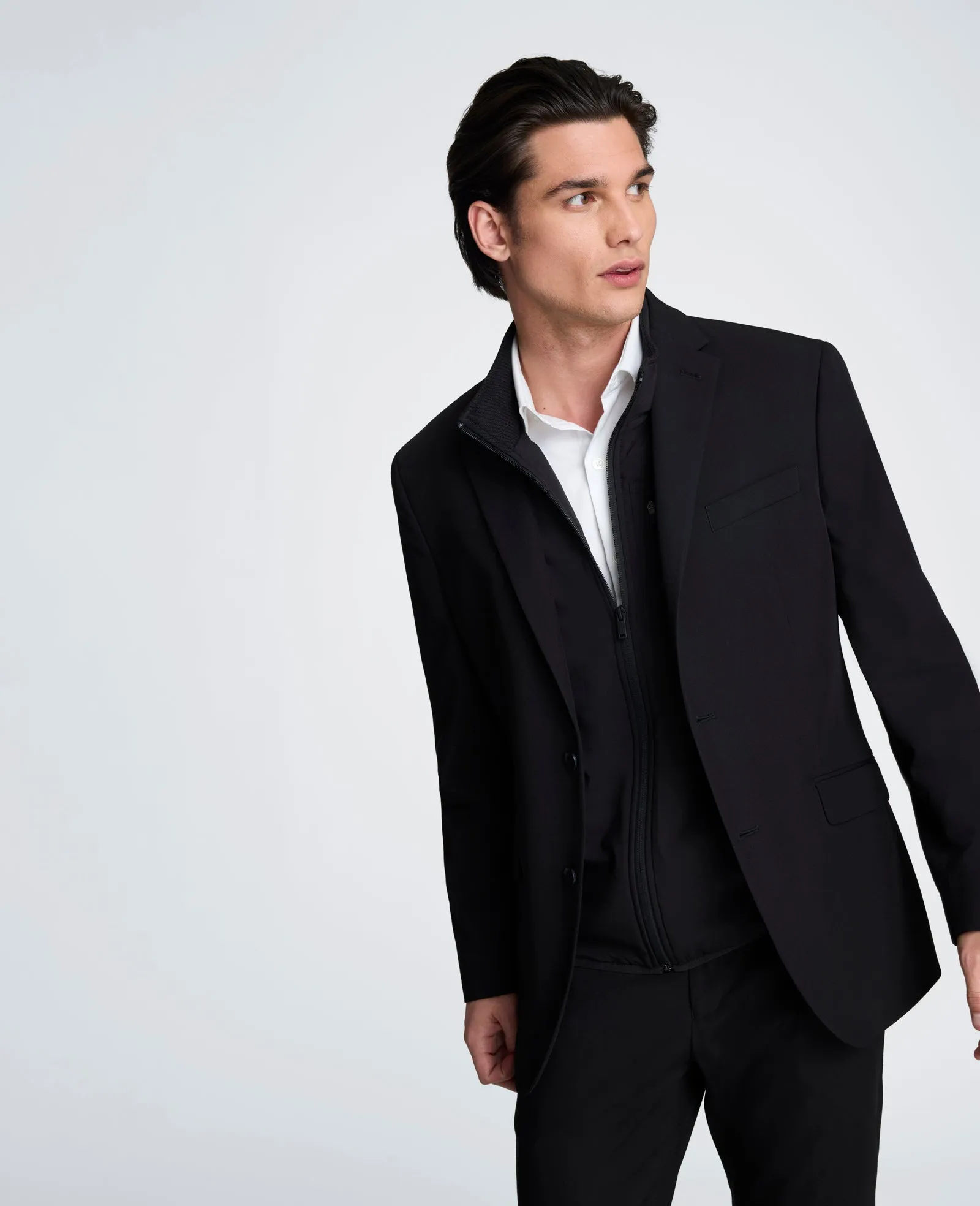 Slim-Fit Stretch Suit Separate Jacket sold by Kenneth Cole product image thumbnail 3