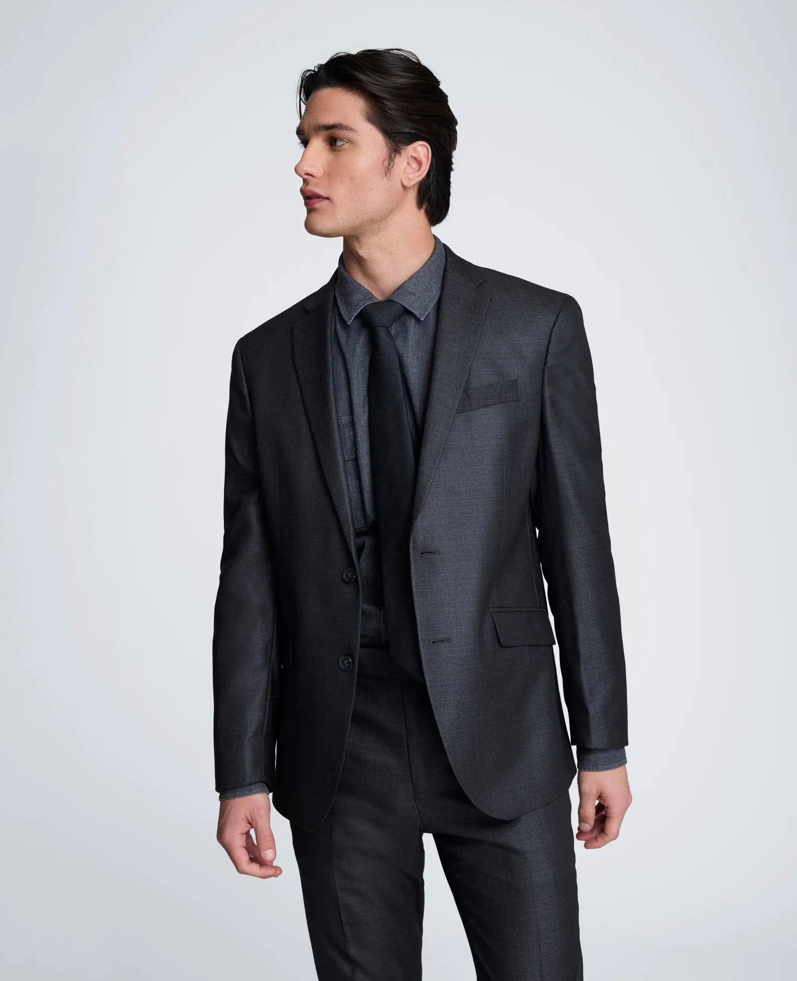 Slim-Fit Stretch Suit Separate Jacket sold by Kenneth Cole product image thumbnail 4