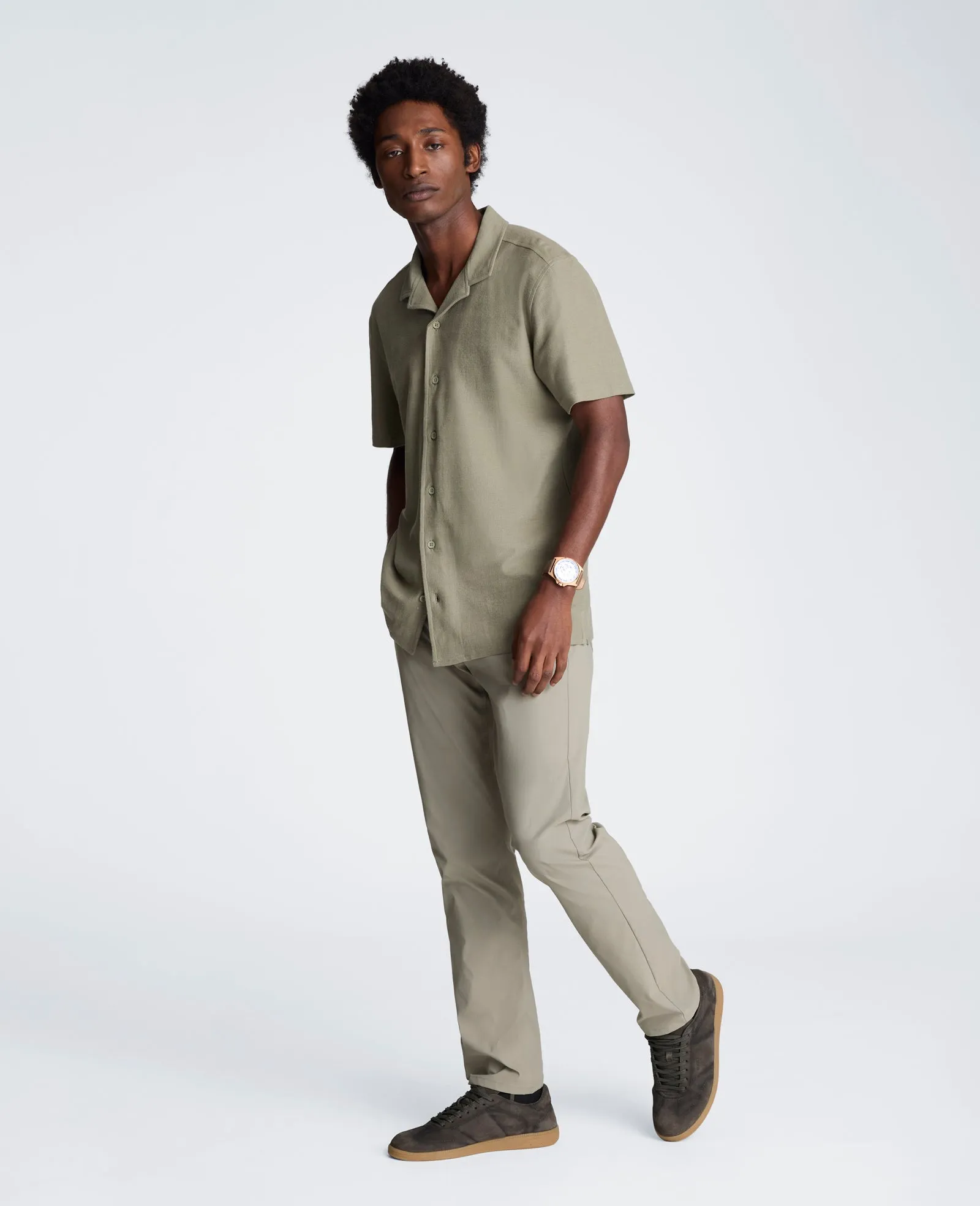 Knit Camp Shirt sold by Kenneth Cole product image thumbnail 3