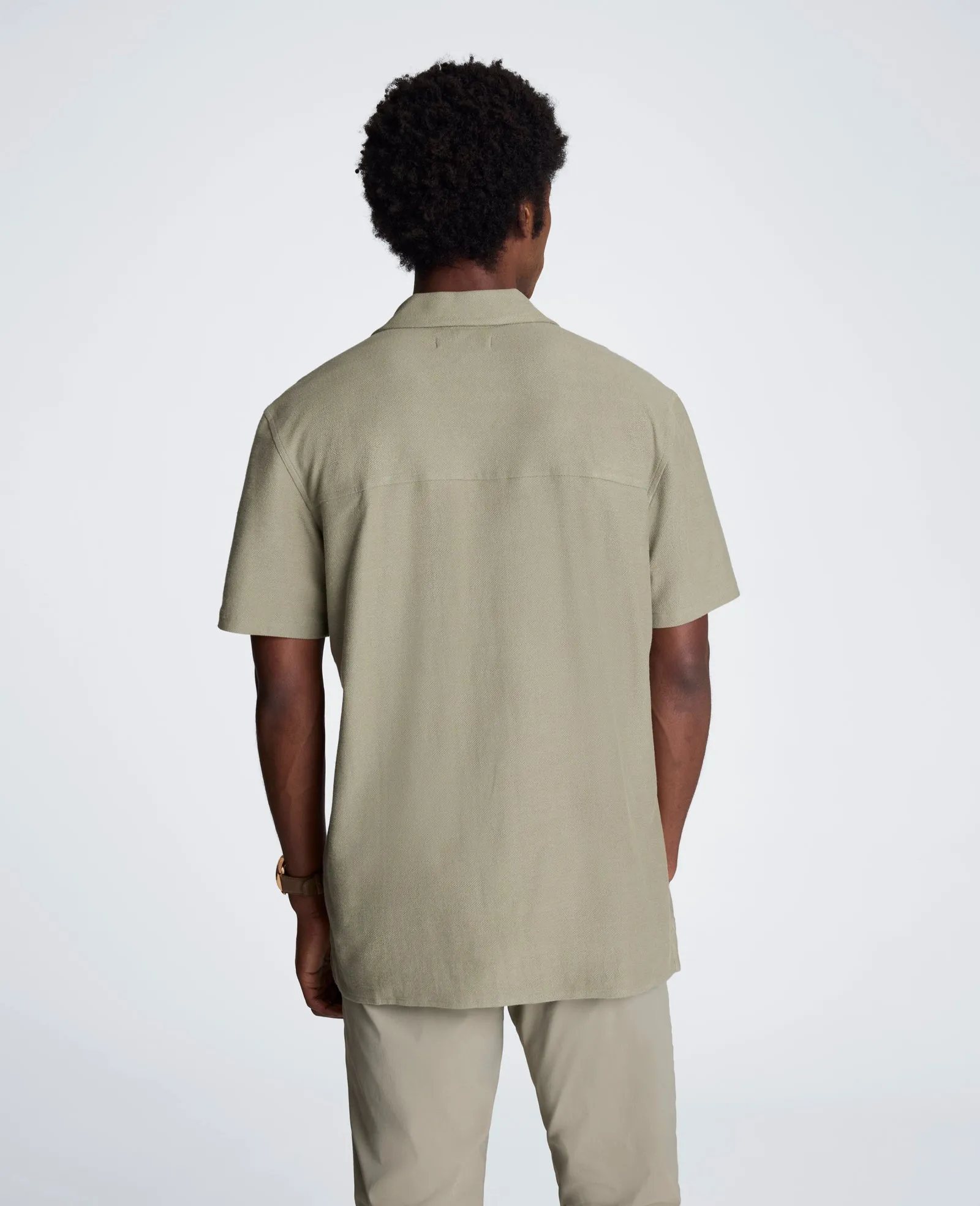 Knit Camp Shirt sold by Kenneth Cole product image thumbnail 2