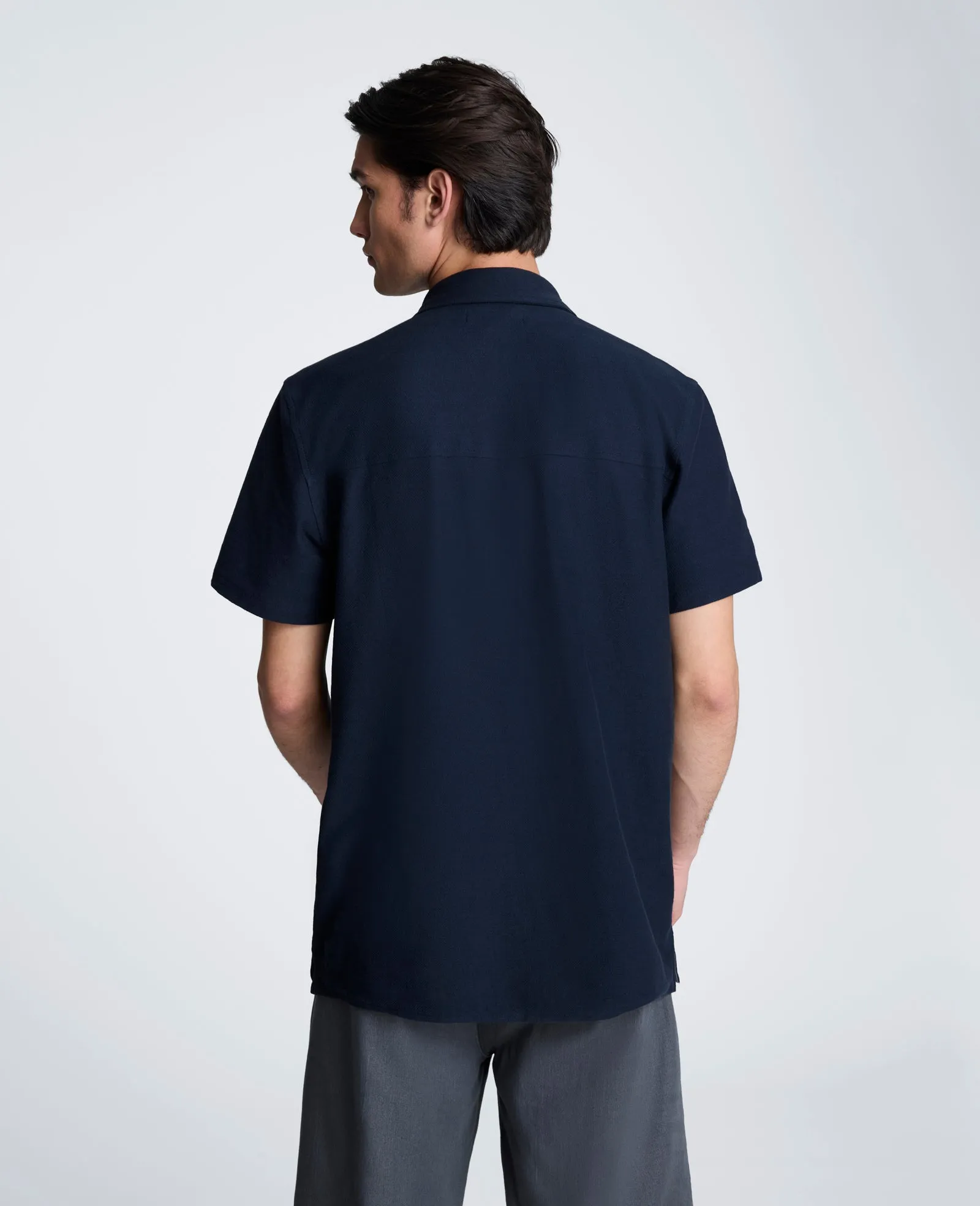 Knit Camp Shirt sold by Kenneth Cole product image thumbnail 2