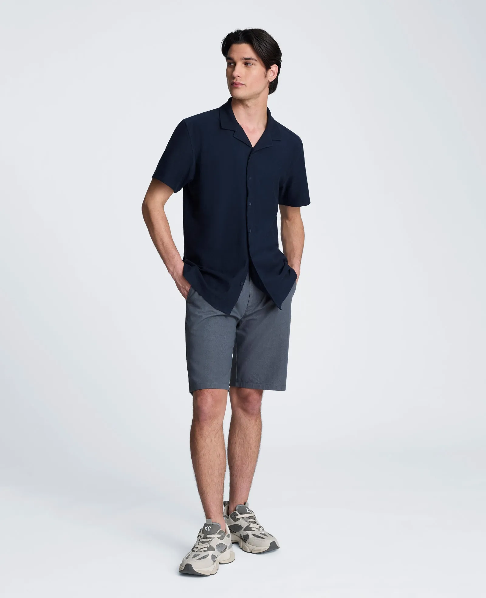 Knit Camp Shirt sold by Kenneth Cole product image thumbnail 3