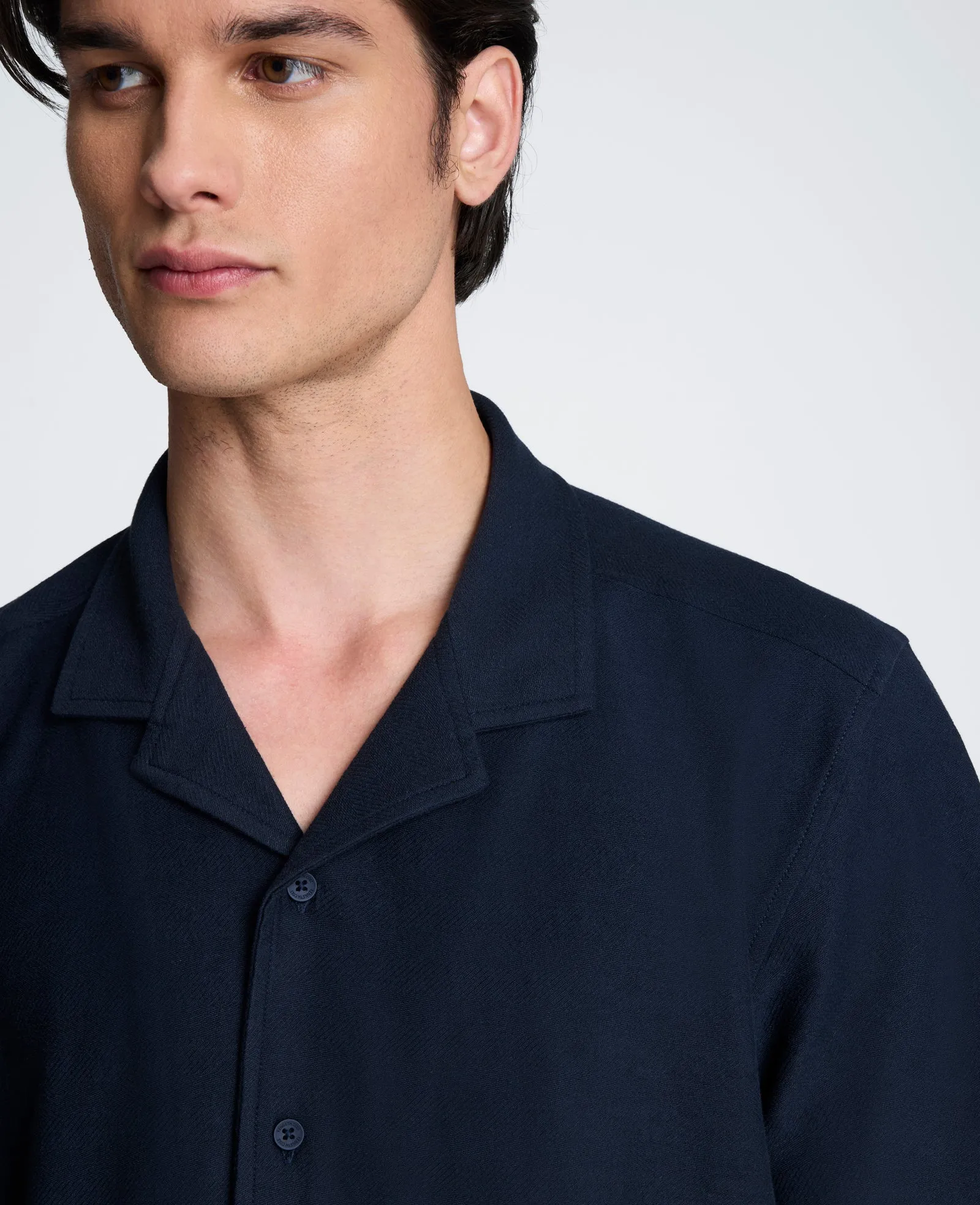 Knit Camp Shirt sold by Kenneth Cole product image thumbnail 4