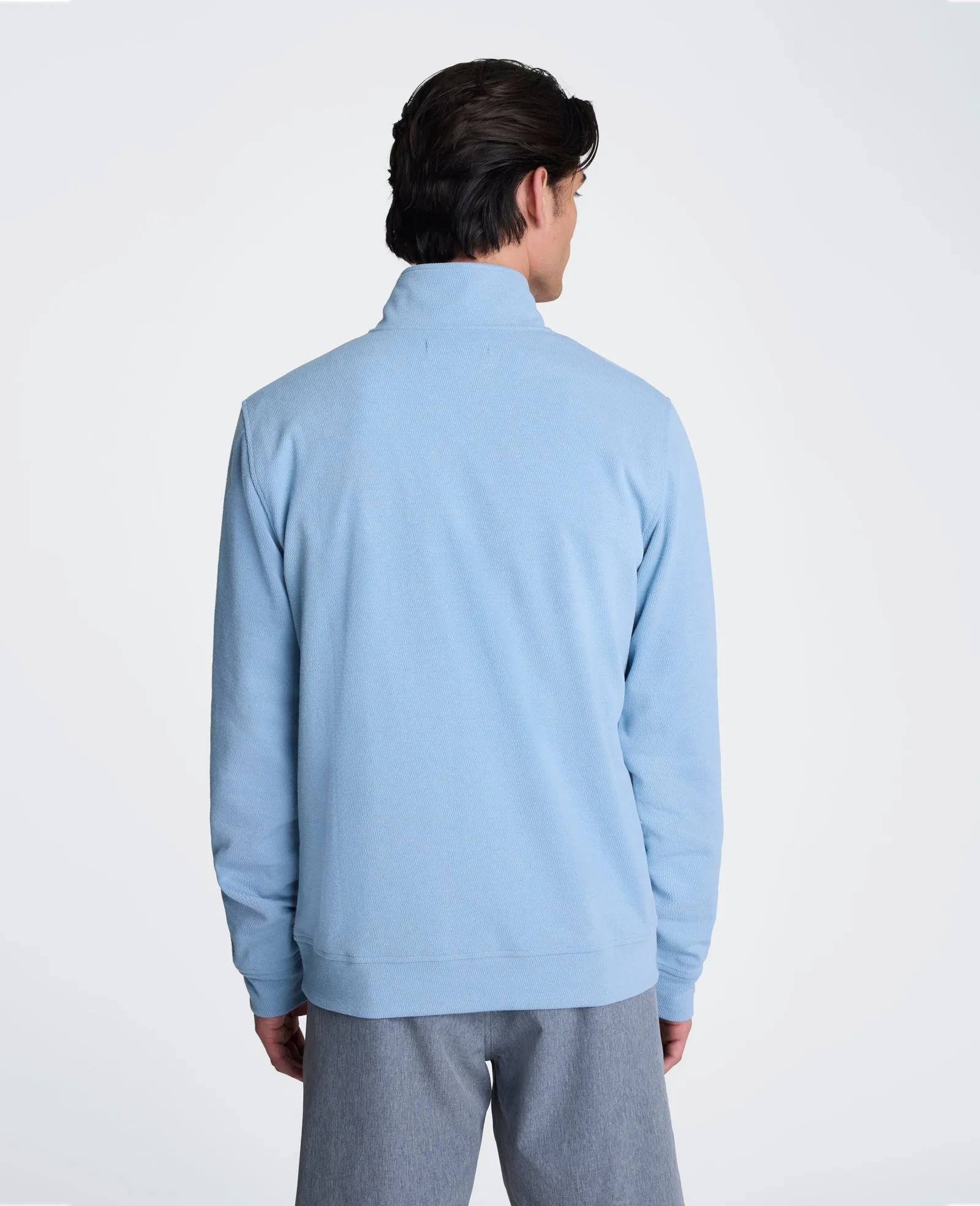 Hidden Placket Quarter Zip Sweater sold by Kenneth Cole product image thumbnail 2