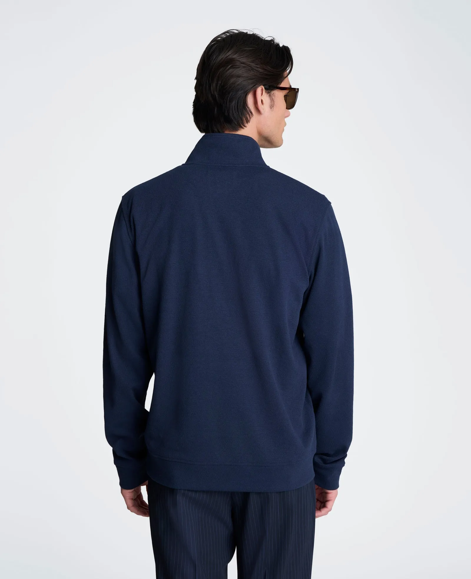 Hidden Placket Quarter Zip Sweater sold by Kenneth Cole product image thumbnail 2