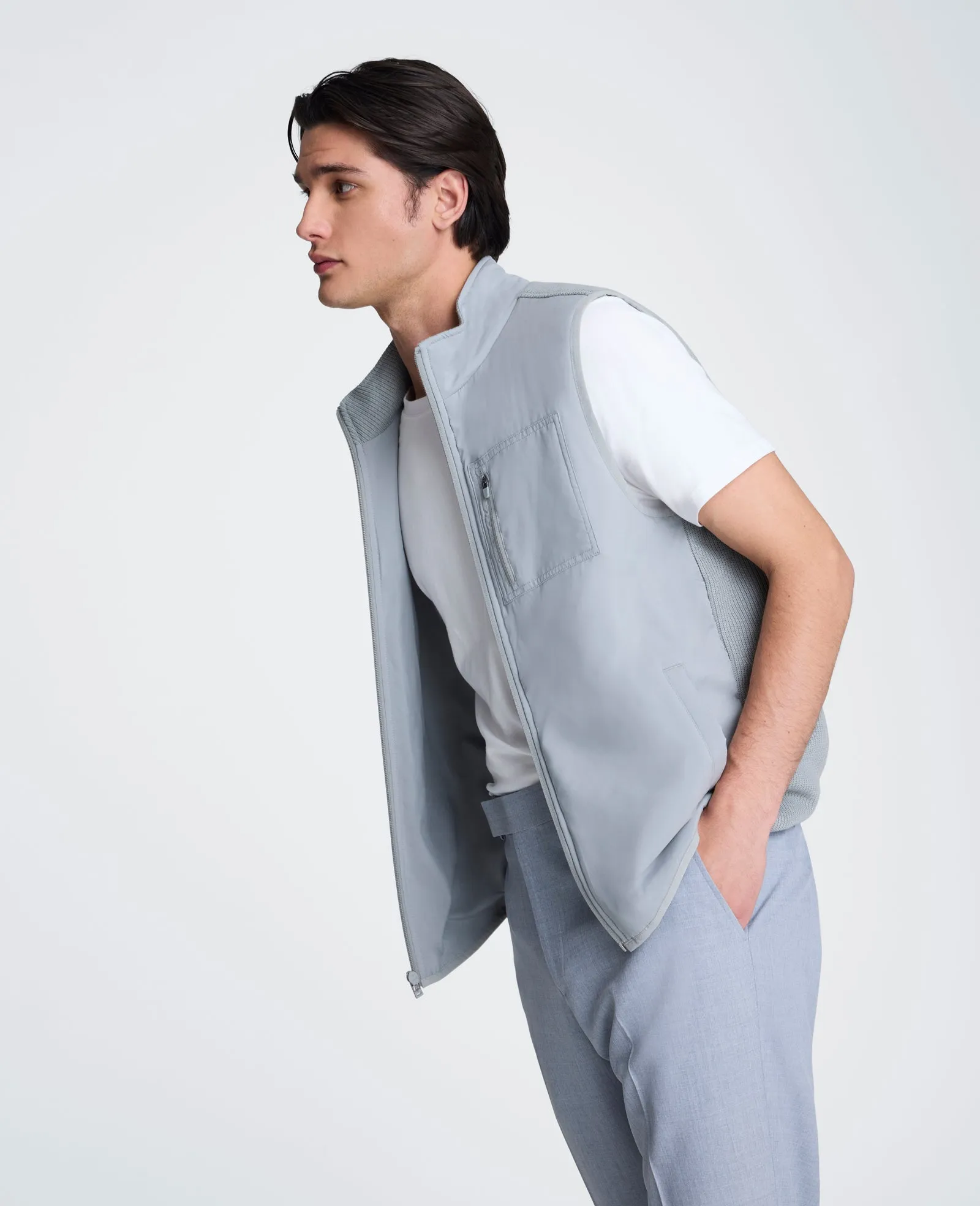 Mixed Media Vest sold by Kenneth Cole product image thumbnail 3