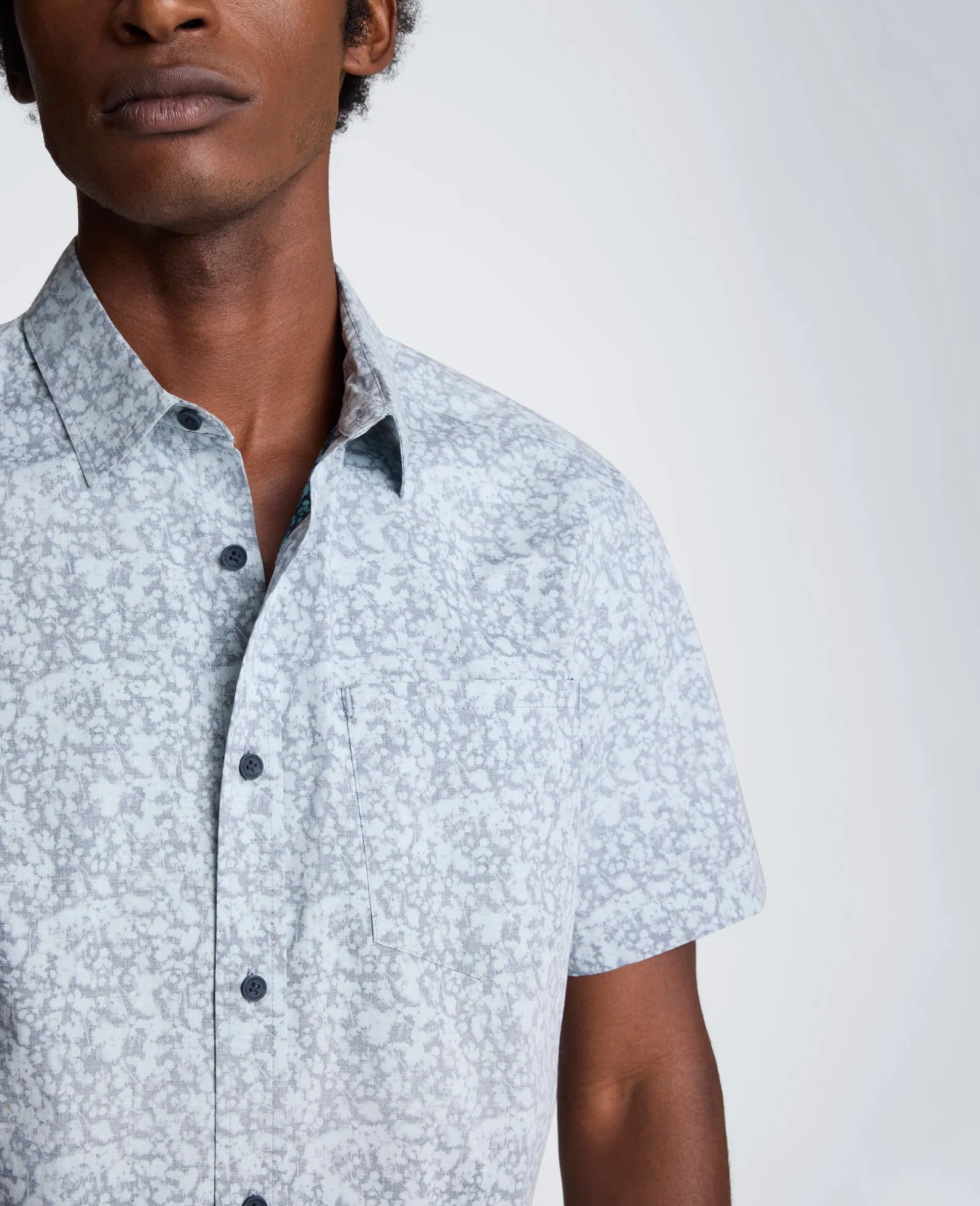 Short Sleeve Sport Shirt with Chest Pocket sold by Kenneth Cole product image thumbnail 3