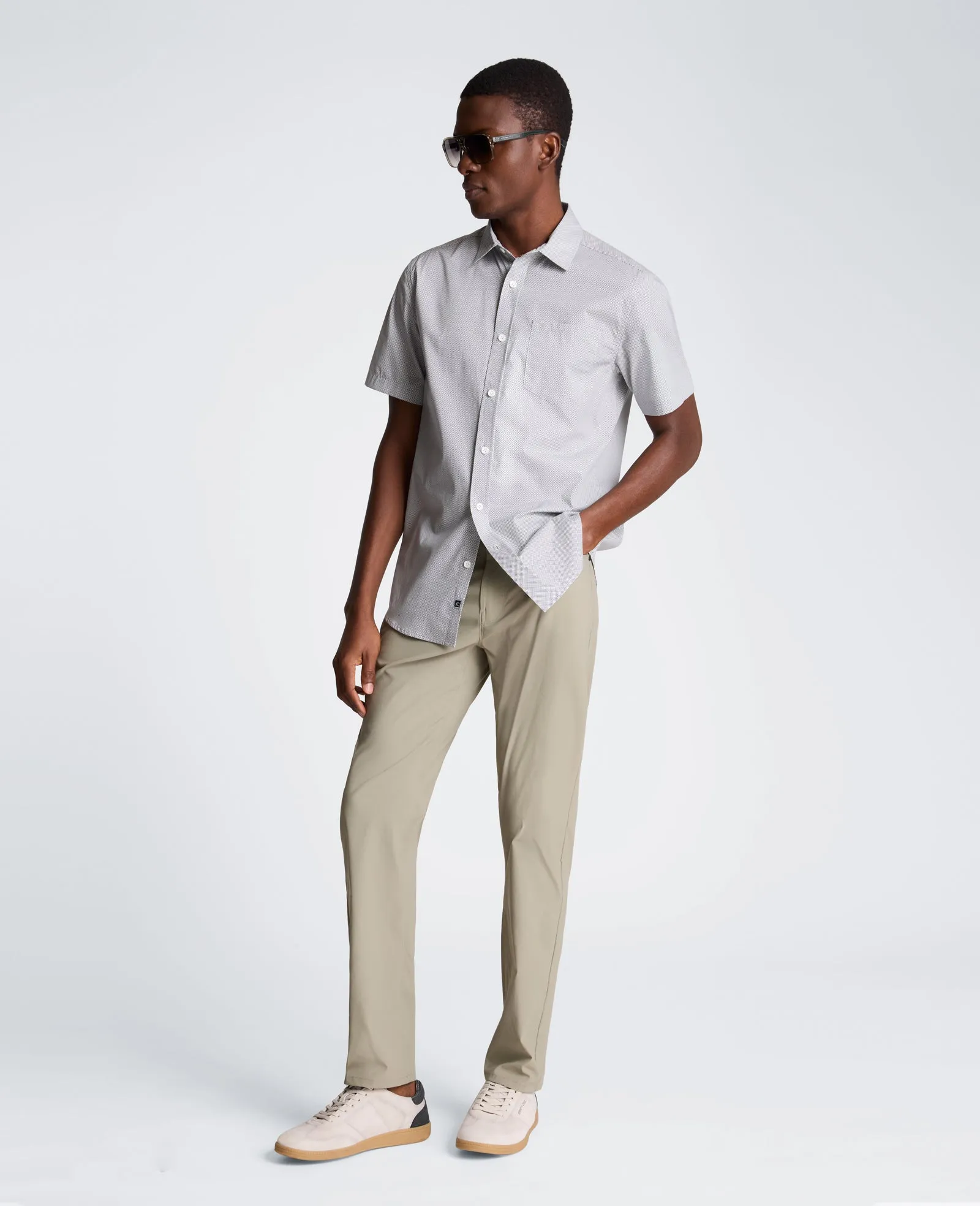 Short Sleeve Sport Shirt with Chest Pocket sold by Kenneth Cole product image thumbnail 5