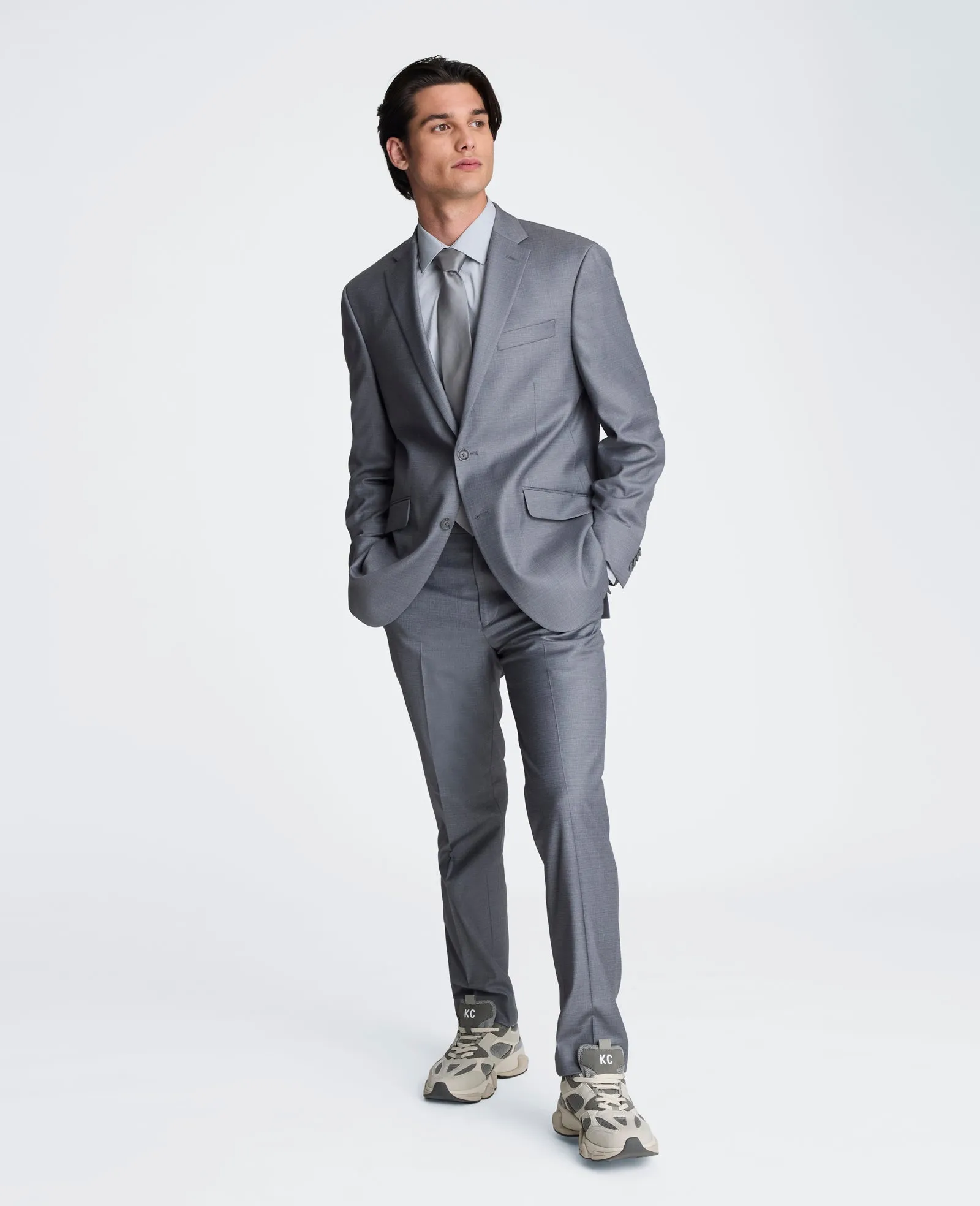 Slim-Fit Stretch Suit Separate Jacket sold by Kenneth Cole product image thumbnail 4