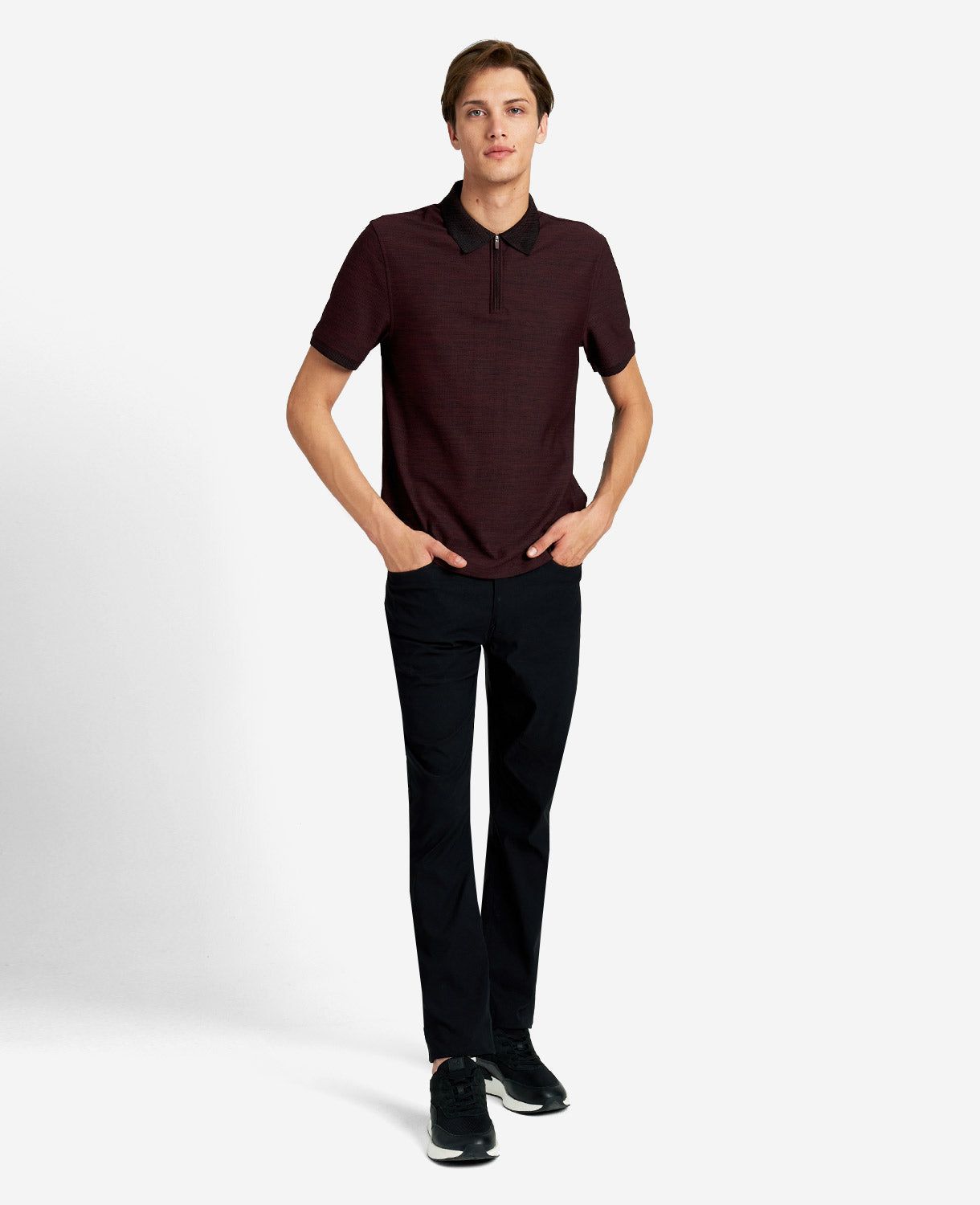 Knit Zip Polo sold by Kenneth Cole product image thumbnail 2