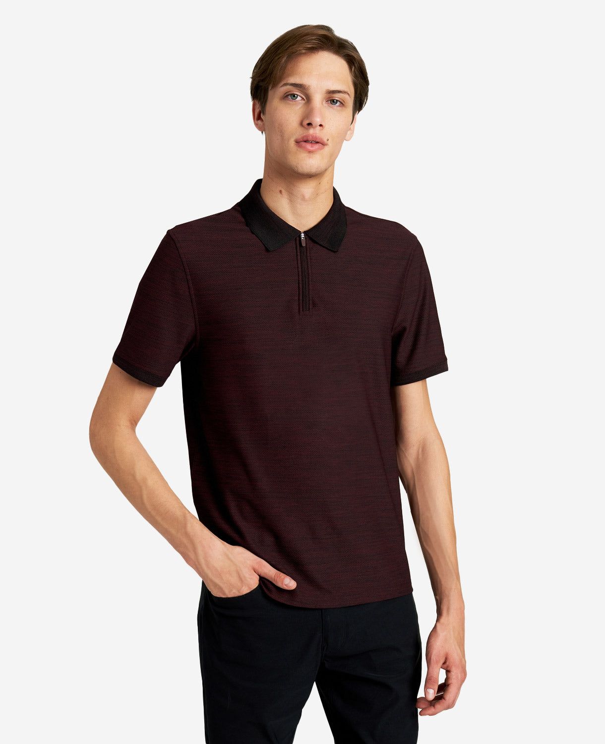 Knit Zip Polo sold by Kenneth Cole product image thumbnail 4