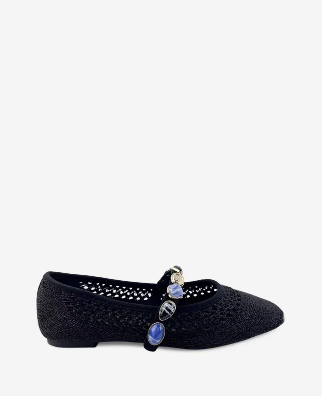 Zeta Woven Knit Stone Embellished Ballet Flat sold by Kenneth Cole