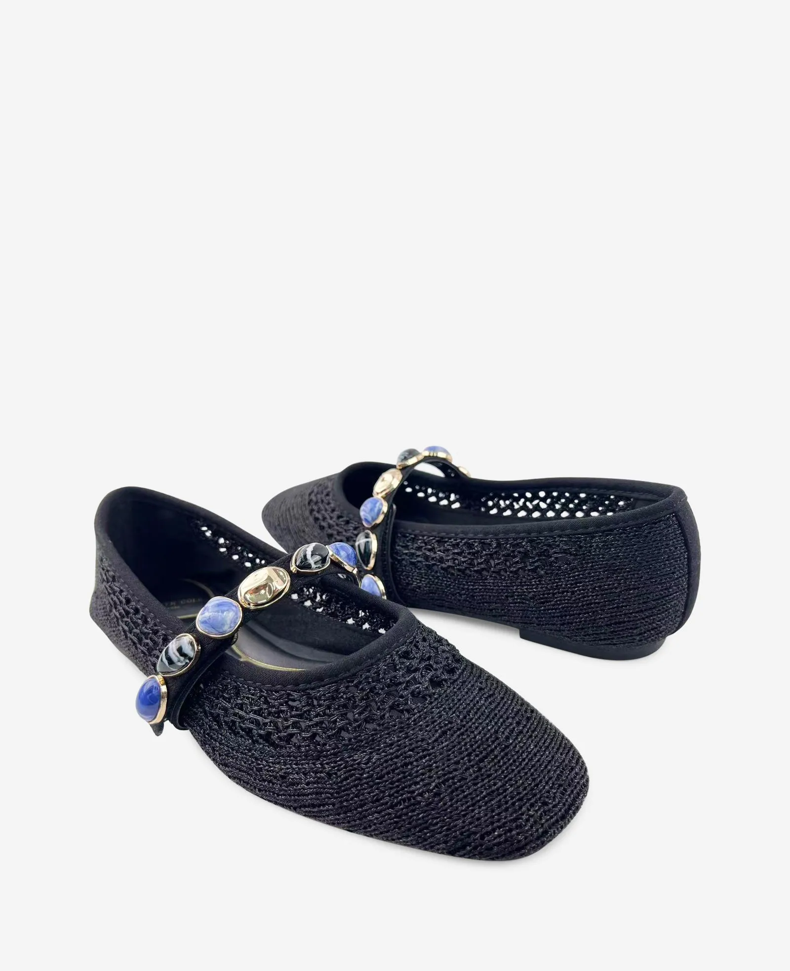 Zeta Woven Knit Stone Embellished Ballet Flat sold by Kenneth Cole product image thumbnail 2