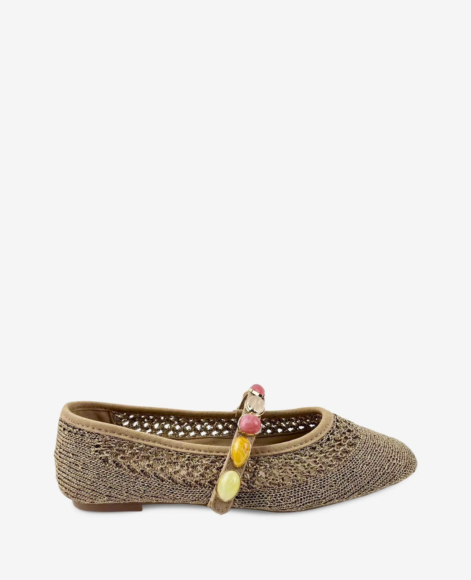 Zeta Woven Knit Stone Embellished Ballet Flat sold by Kenneth Cole
