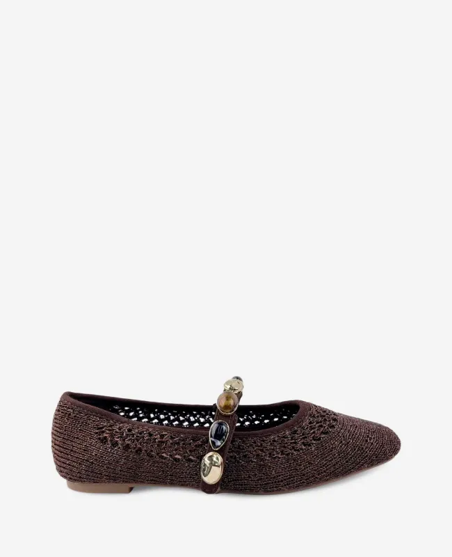 Zeta Woven Knit Stone Embellished Ballet Flat sold by Kenneth Cole