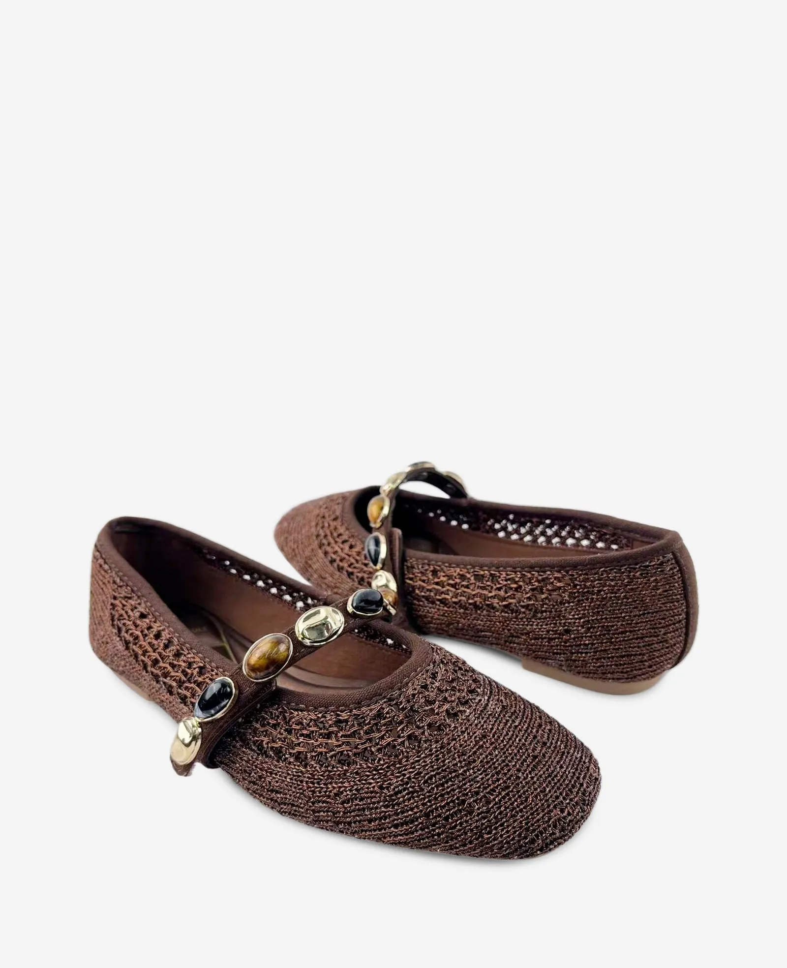 Zeta Woven Knit Stone Embellished Ballet Flat sold by Kenneth Cole product image thumbnail 2