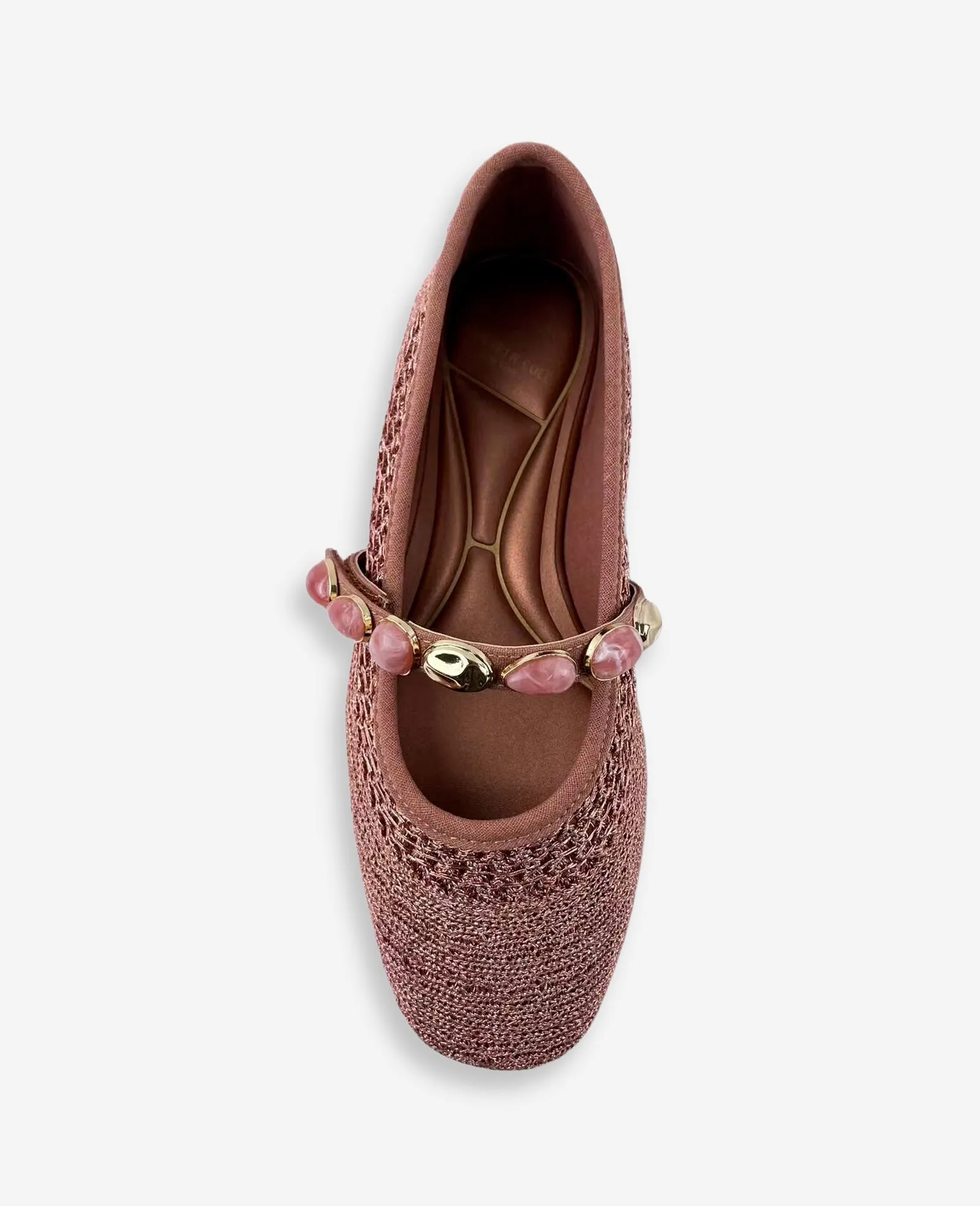 Zeta Woven Knit Stone Embellished Ballet Flat sold by Kenneth Cole product image thumbnail 3