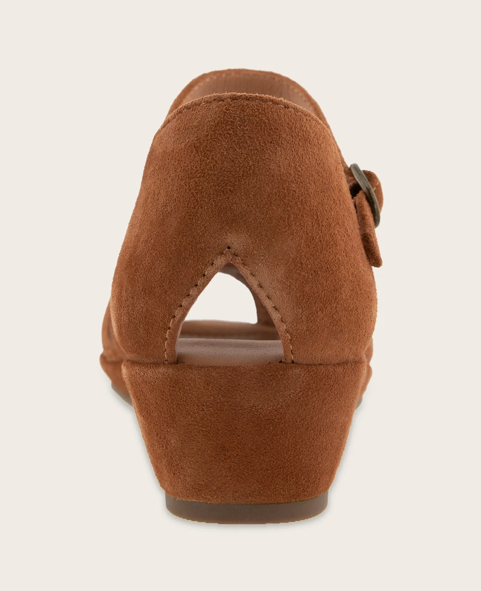 GENTLE SOULS - Loren Suede Perforated Peep-Toe Sandal sold by Kenneth Cole product image thumbnail 4