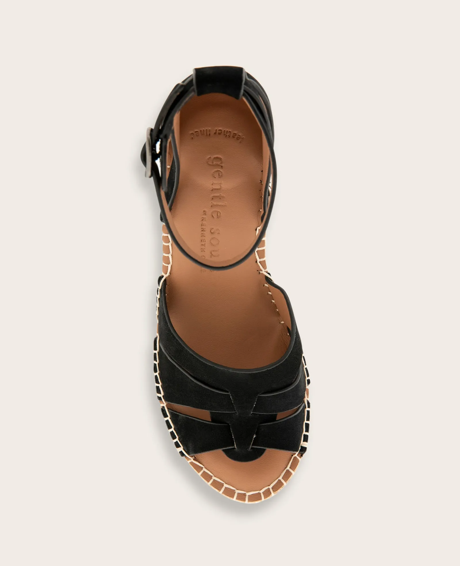 GENTLE SOULS - Coolie Nubuck Espadrille Wedge sold by Kenneth Cole product image thumbnail 3