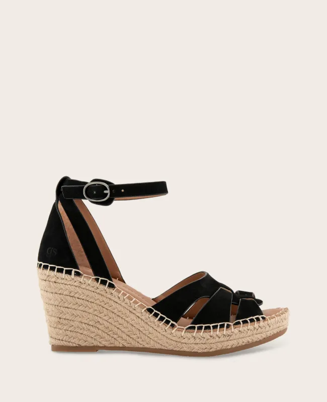 GENTLE SOULS - Coolie Nubuck Espadrille Wedge sold by Kenneth Cole
