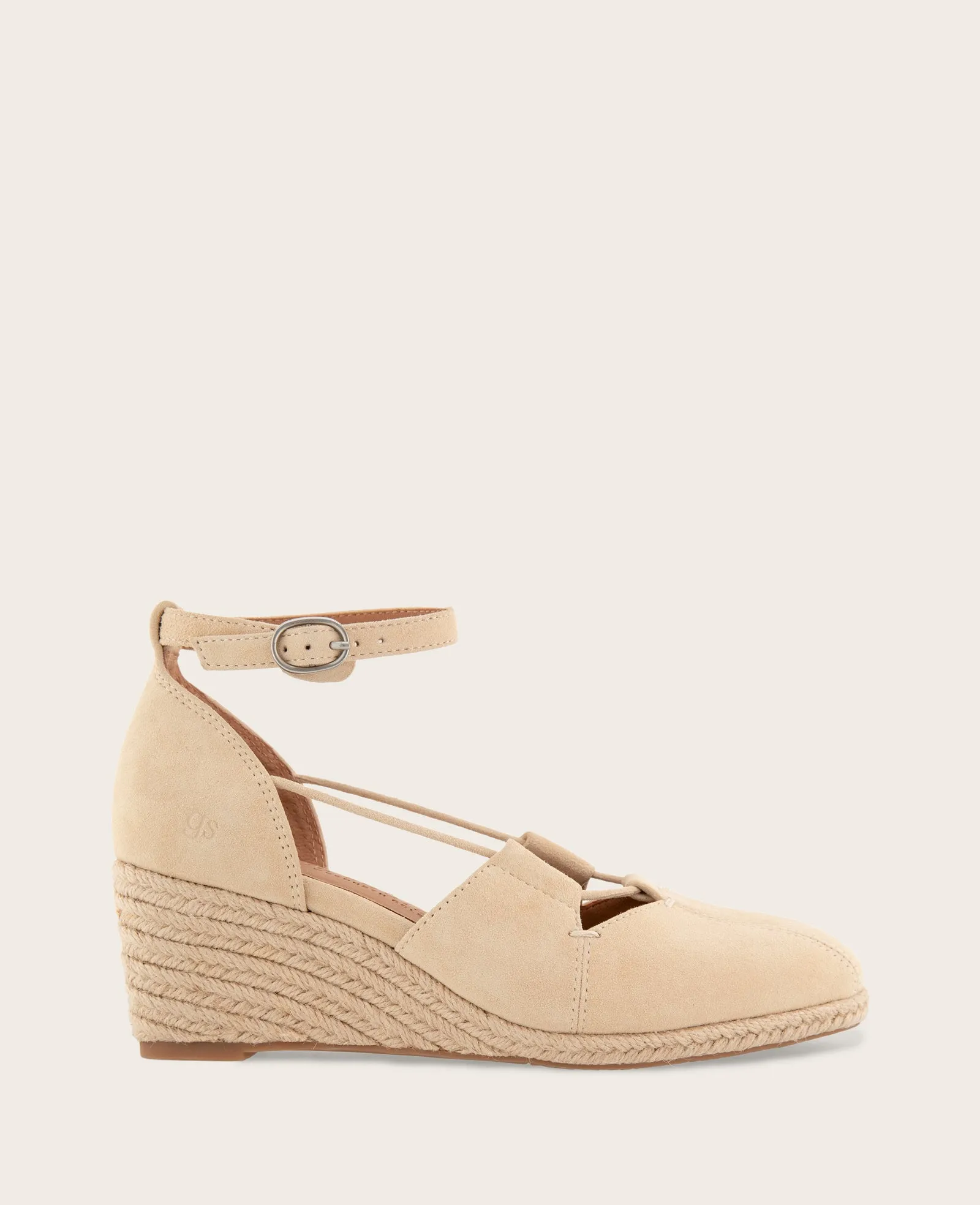 GENTLE SOULS - Ori Suede Closed Toe Espadrille Wedge sold by Kenneth Cole