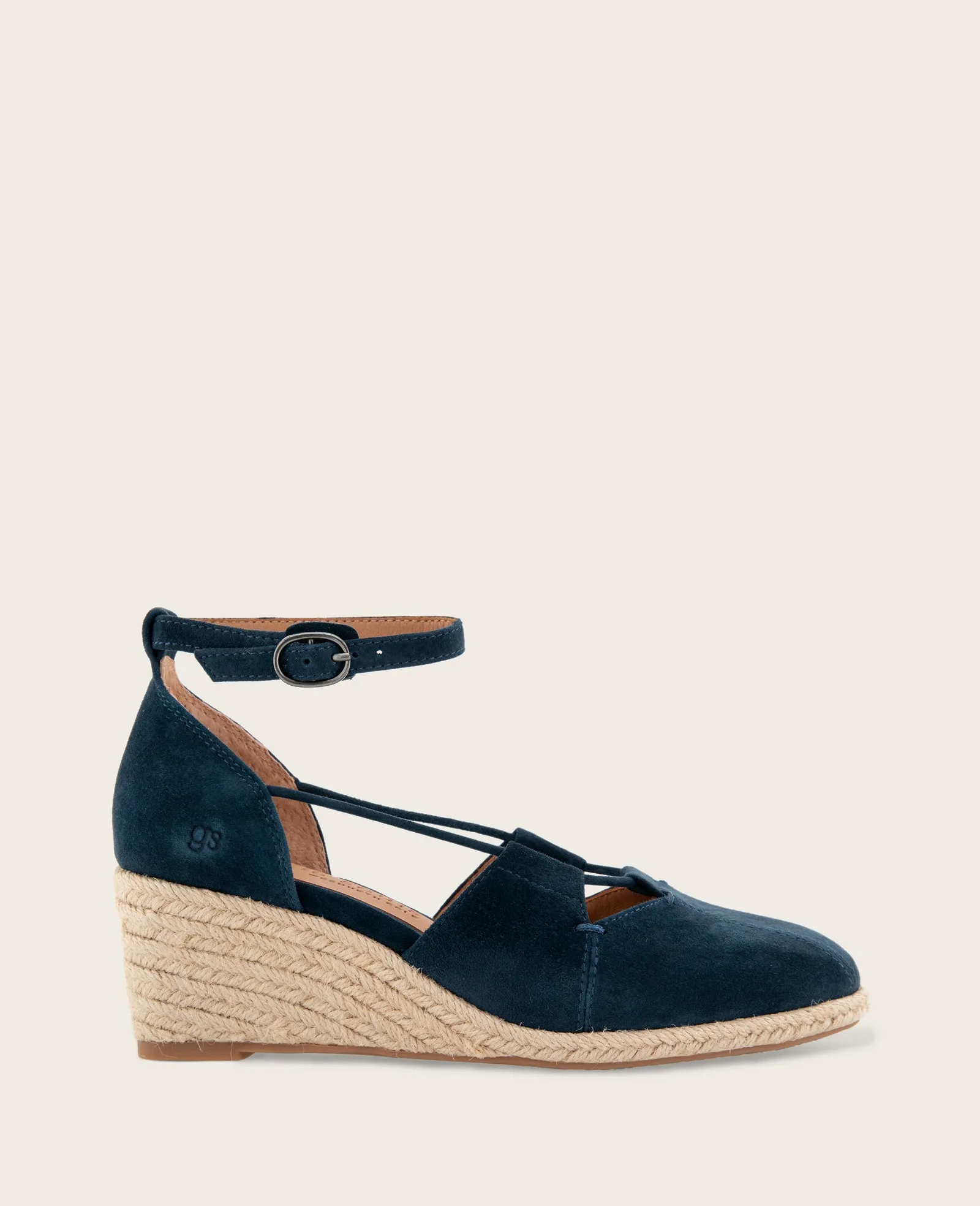 GENTLE SOULS - Ori Suede Closed Toe Espadrille Wedge sold by Kenneth Cole
