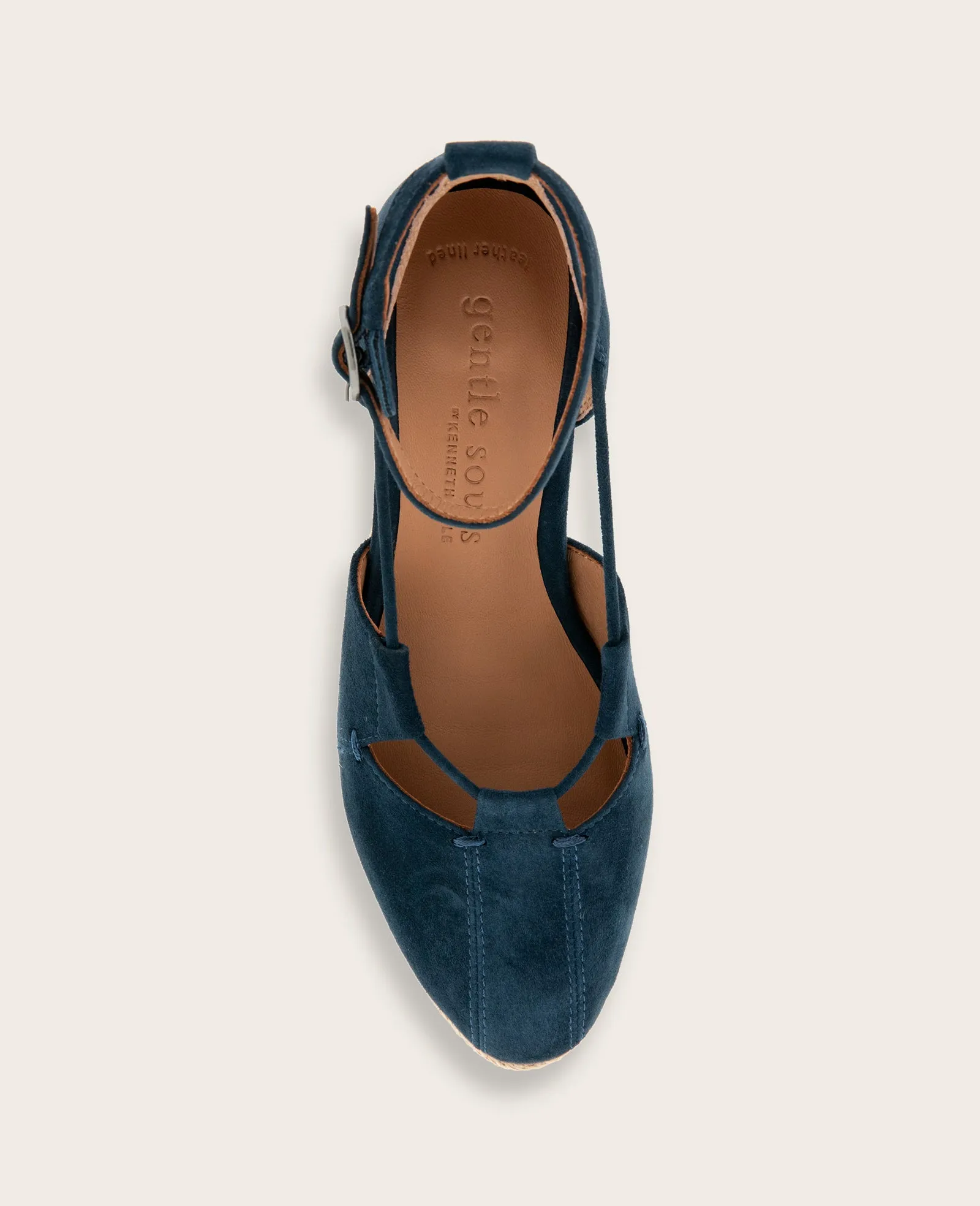 GENTLE SOULS - Ori Suede Closed Toe Espadrille Wedge sold by Kenneth Cole product image thumbnail 3