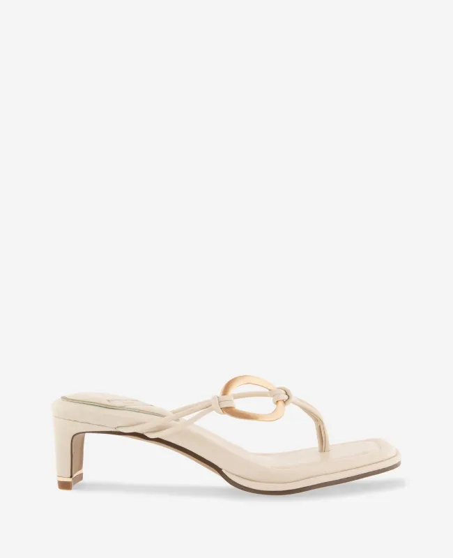 Madrid Leather Embellished Heel Sandal sold by Kenneth Cole