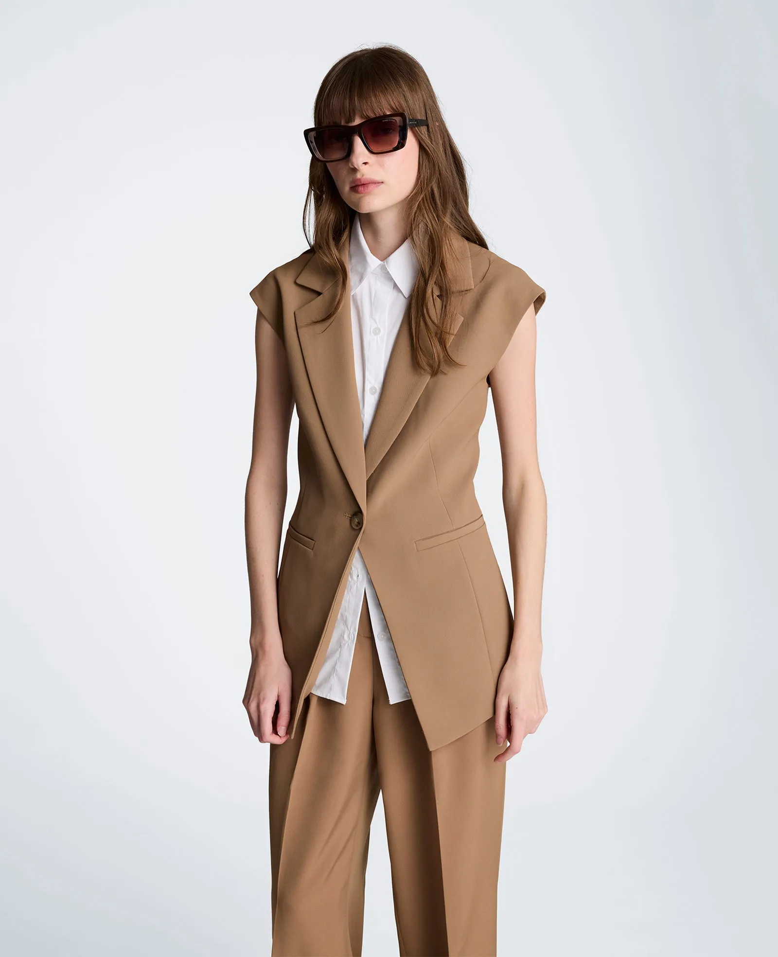 Layered Vest with Detachable Shirt sold by Kenneth Cole