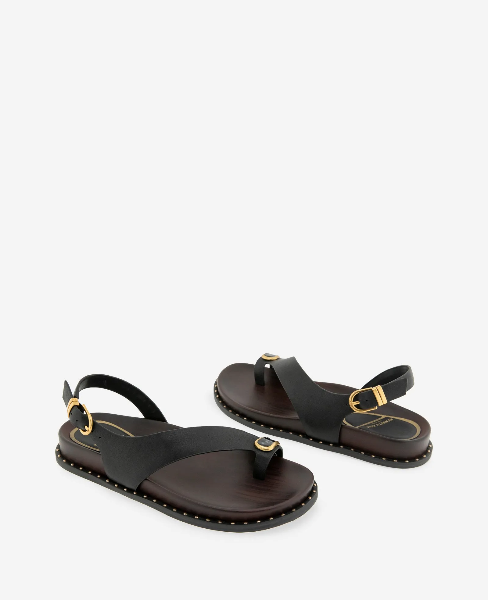 Dixon Leather Toe Ring Buckle Sandal sold by Kenneth Cole product image thumbnail 2